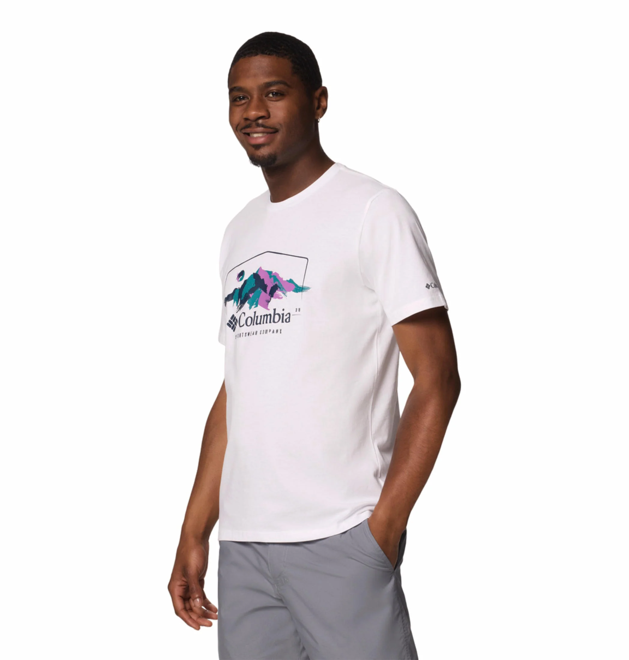Columbia Men White Path Lake Graphic Tee II - Image 4