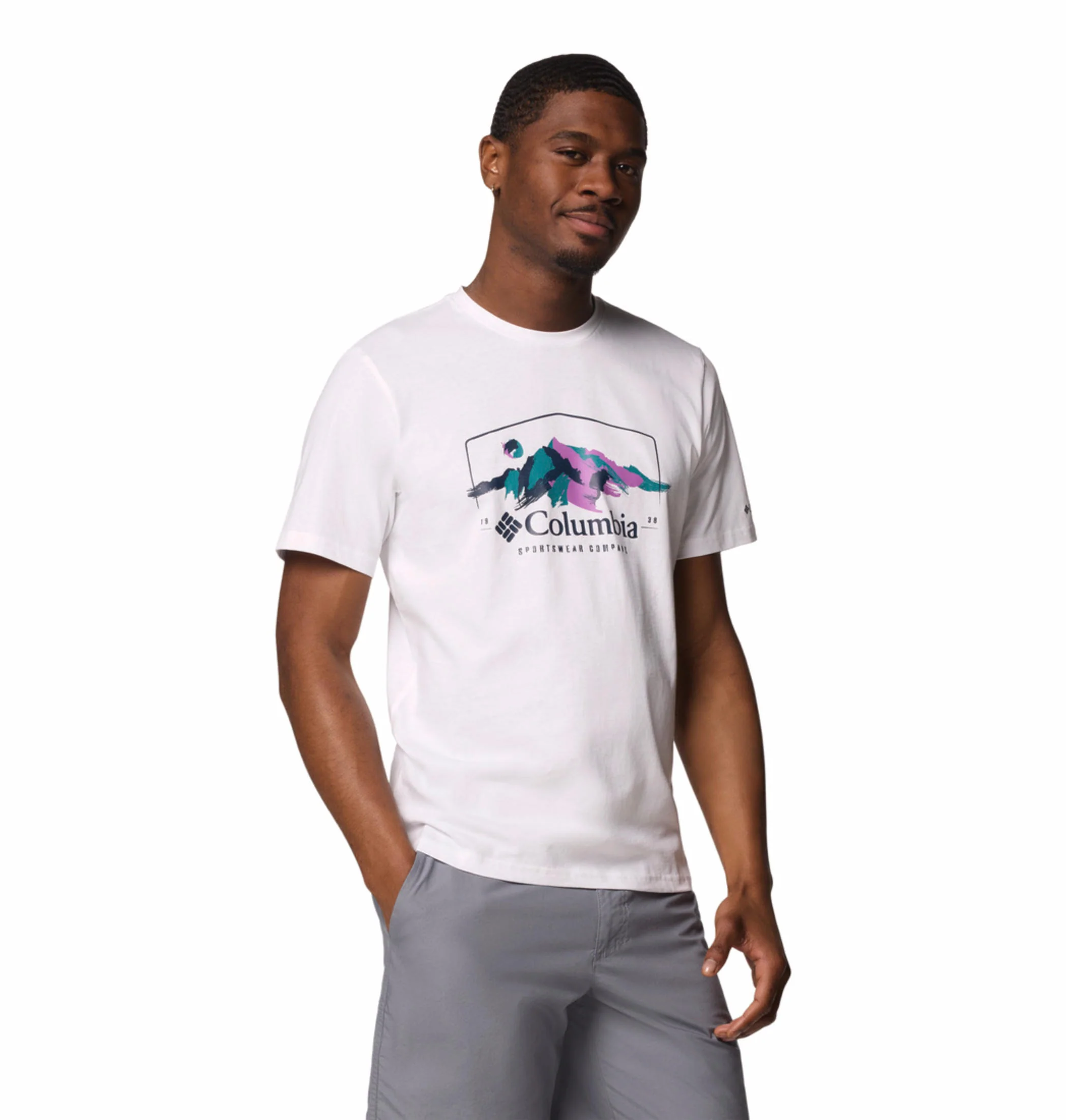 Columbia Men White Path Lake Graphic Tee II - Image 6