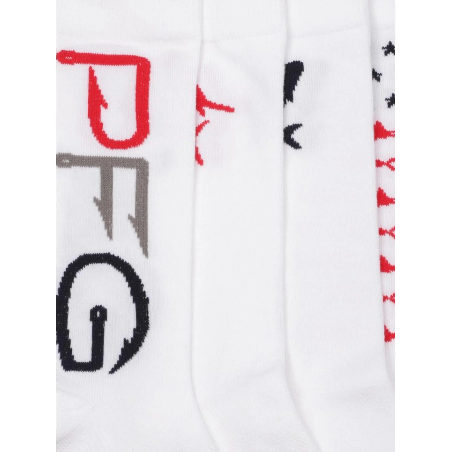 Columbia Men White PFG AMERICANA CREW (4 Pair) (Non Returnable) - Image 3
