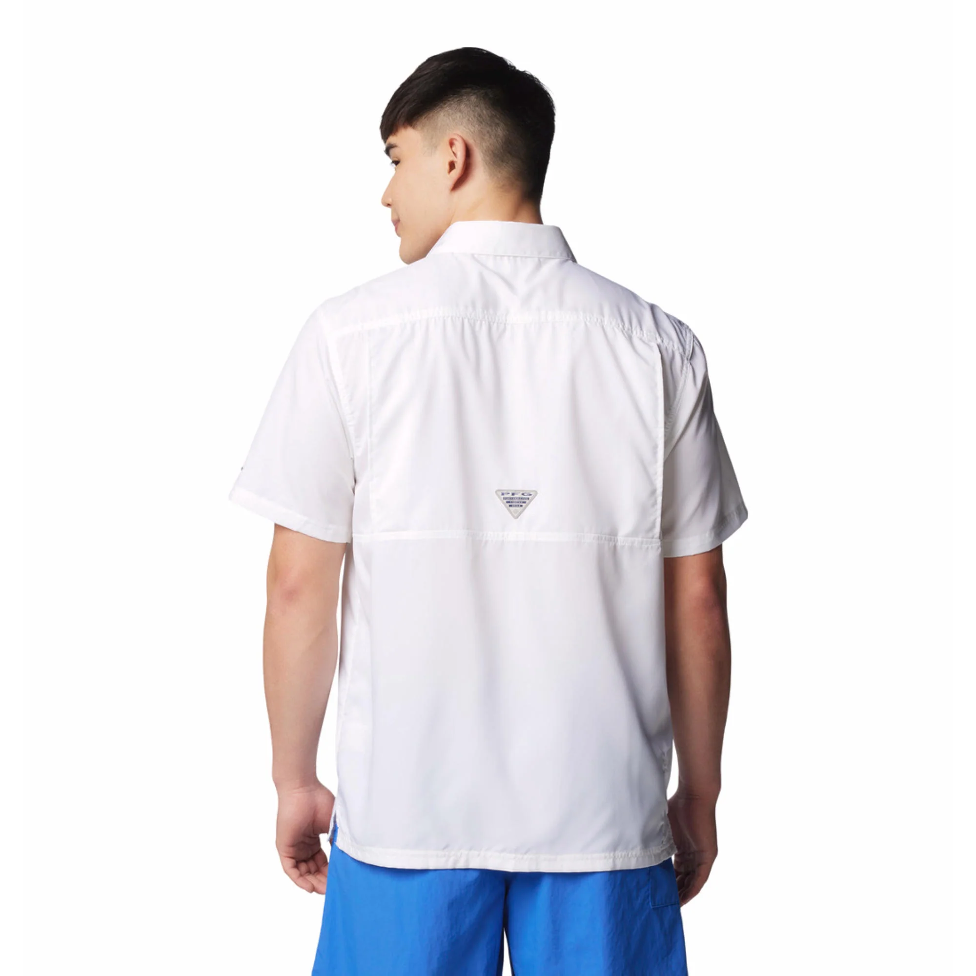 Columbia Men White Slack Tide Camp Shirt (Sun Protection) - Image 2