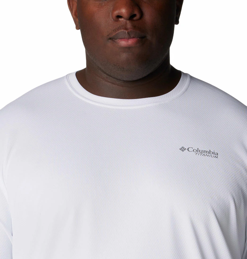 Columbia Men White Summit Valley SS Crew (Sun Protection) - Image 4