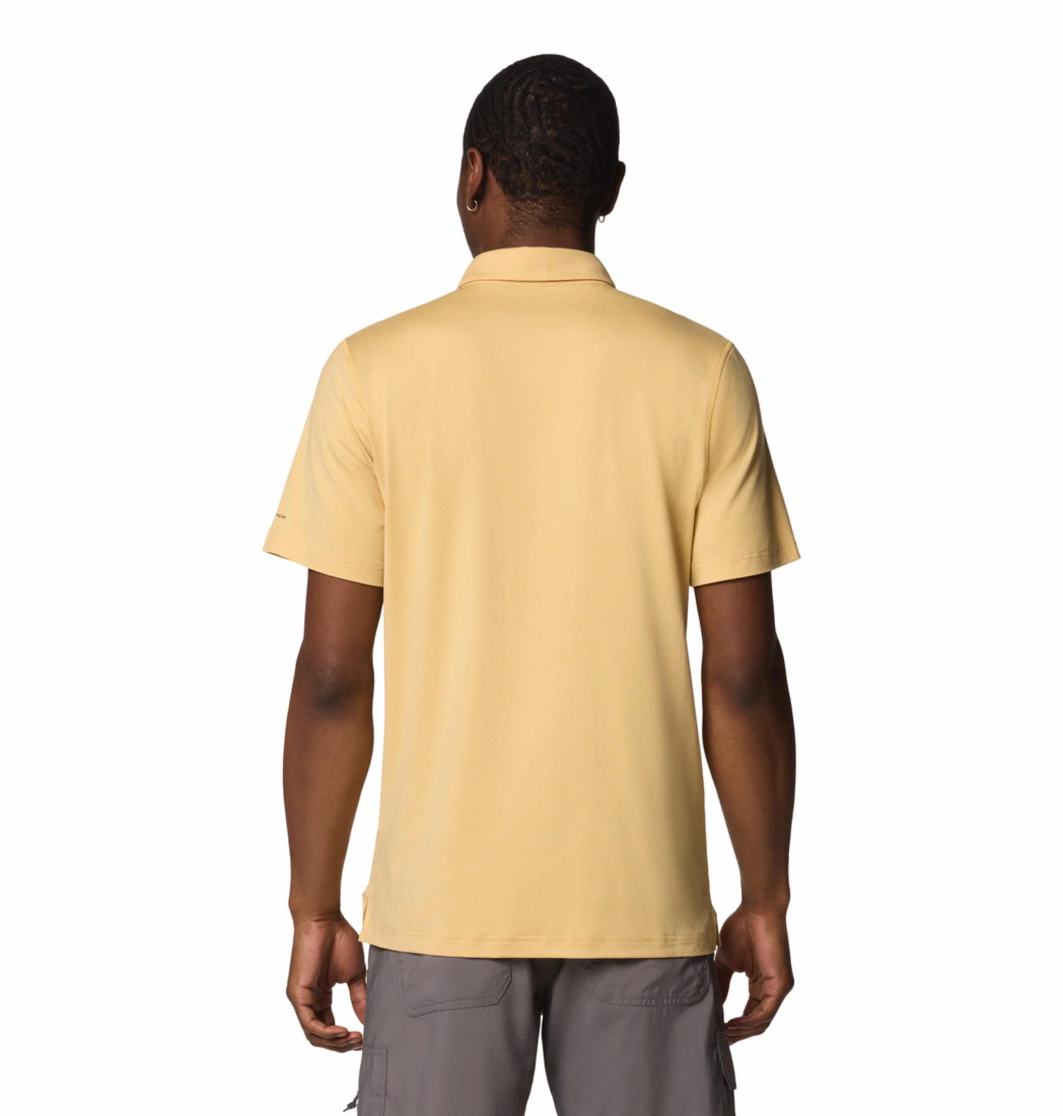 Columbia Men Yellow Tech Trail Polo (Sun Protection) - Image 5