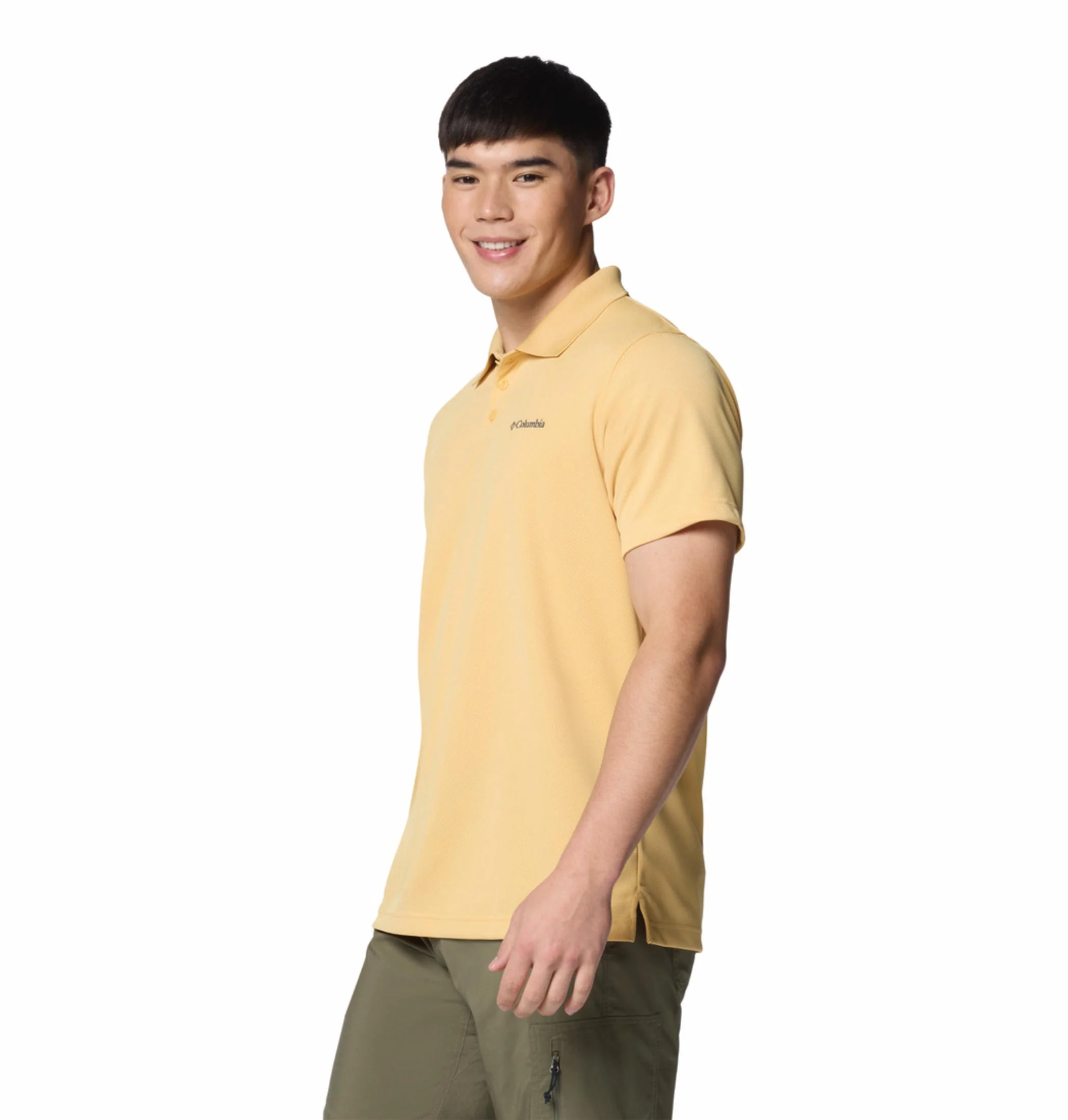 Columbia Men Yellow Utilizer Polo (Sun Protection) - Image 4