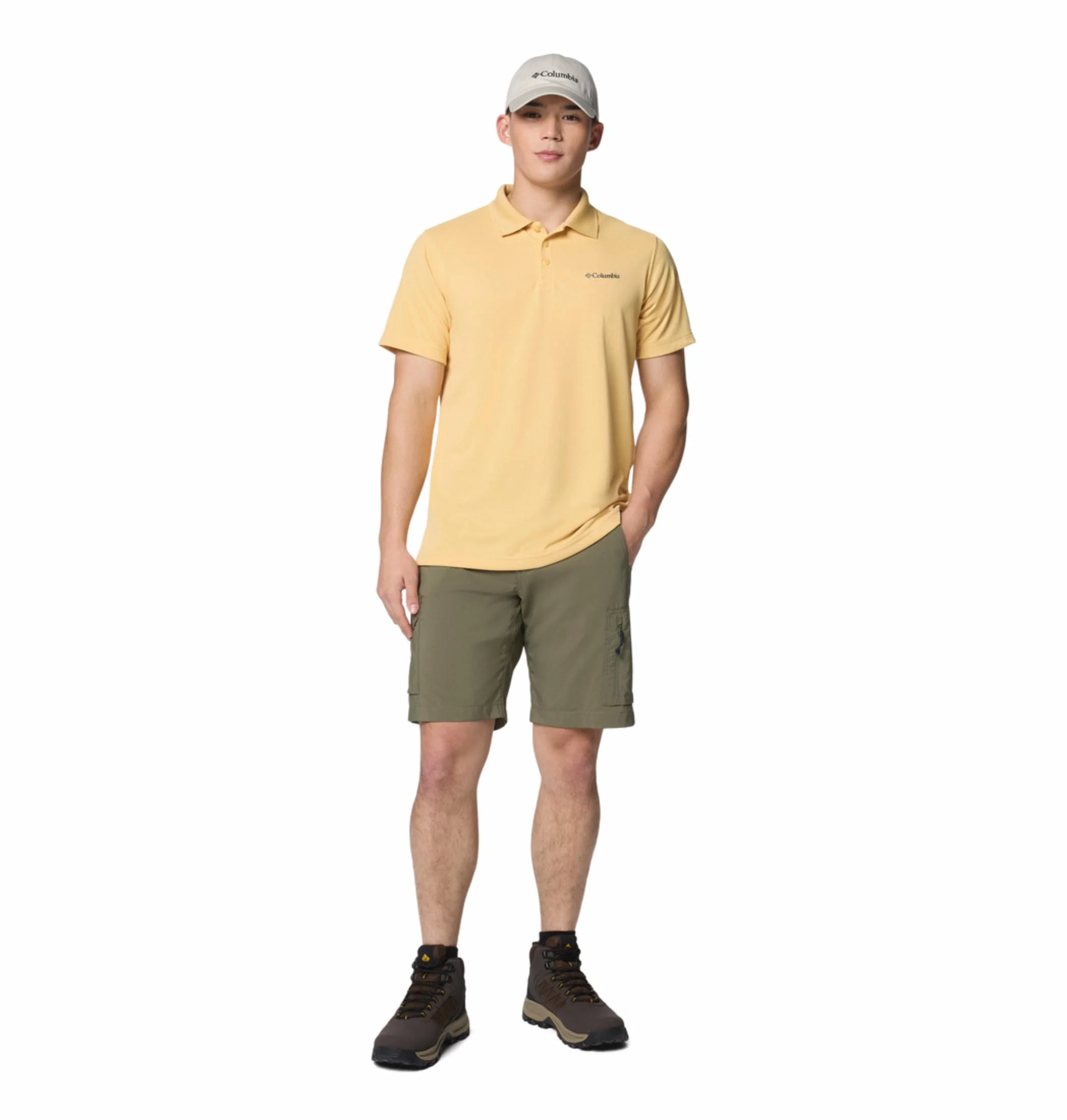 Columbia Men Yellow Utilizer Polo (Sun Protection) - Image 6