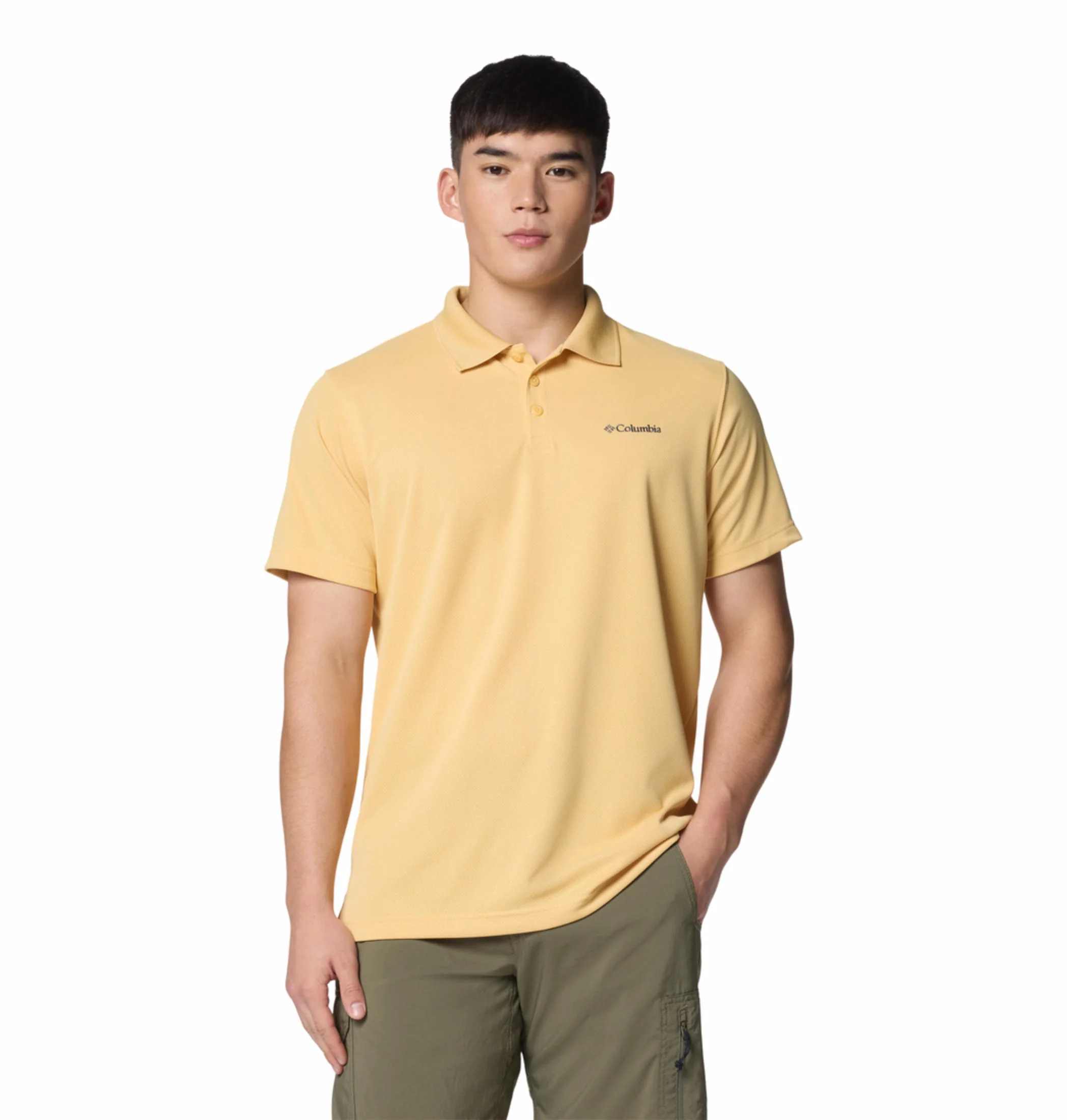 Columbia Men Yellow Utilizer Polo (Sun Protection) - Image 8