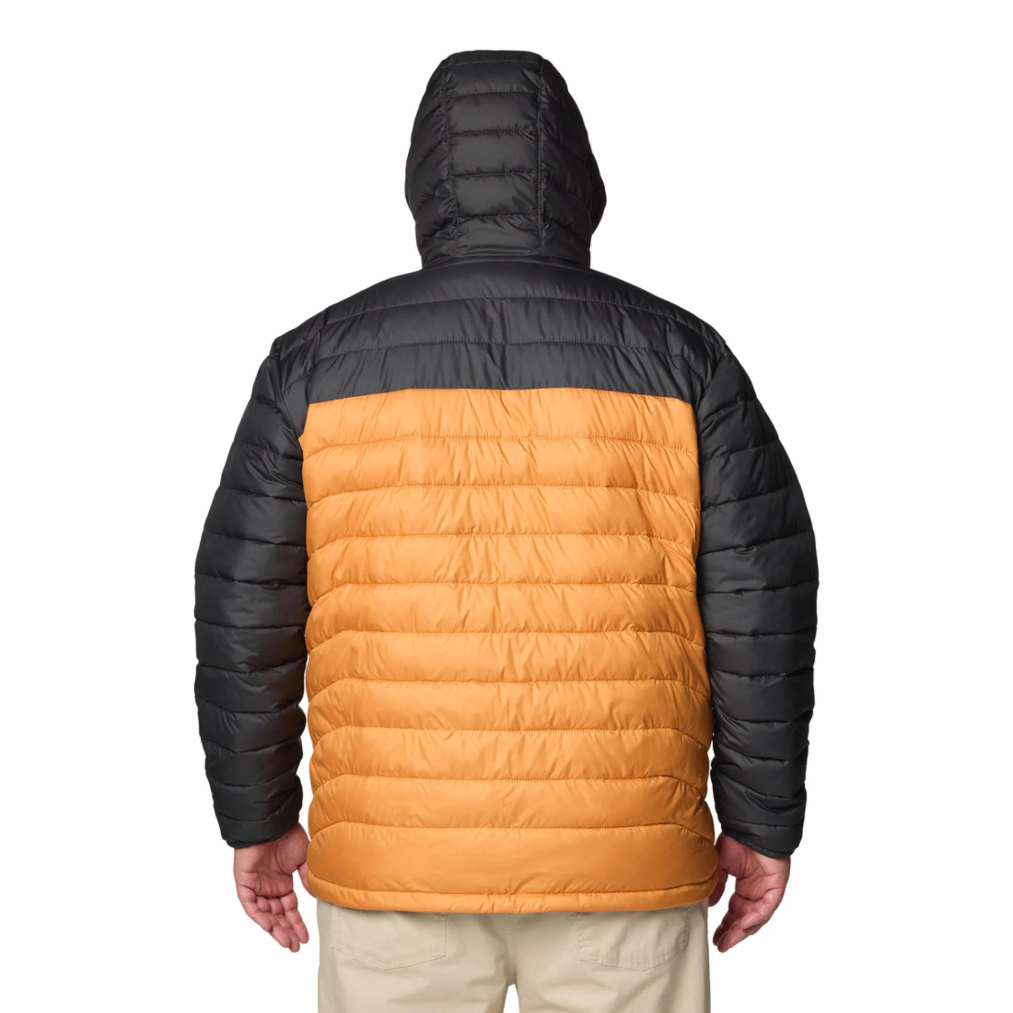 Columbia Men Orange Powder Lite II Hooded Jacket - Image 2