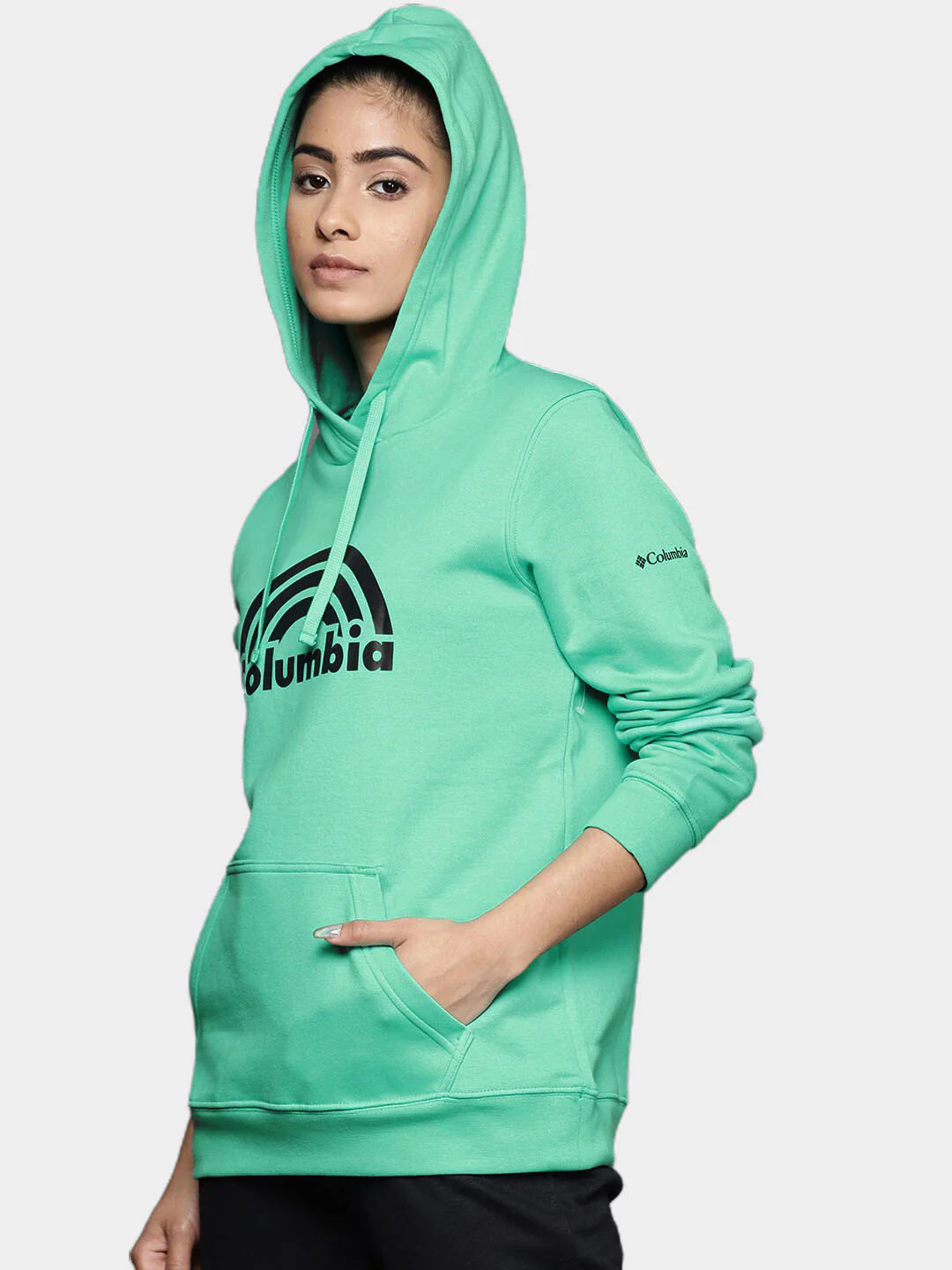 Columbia Women Green Columbia Trek Graphic Hoodie - Image 10