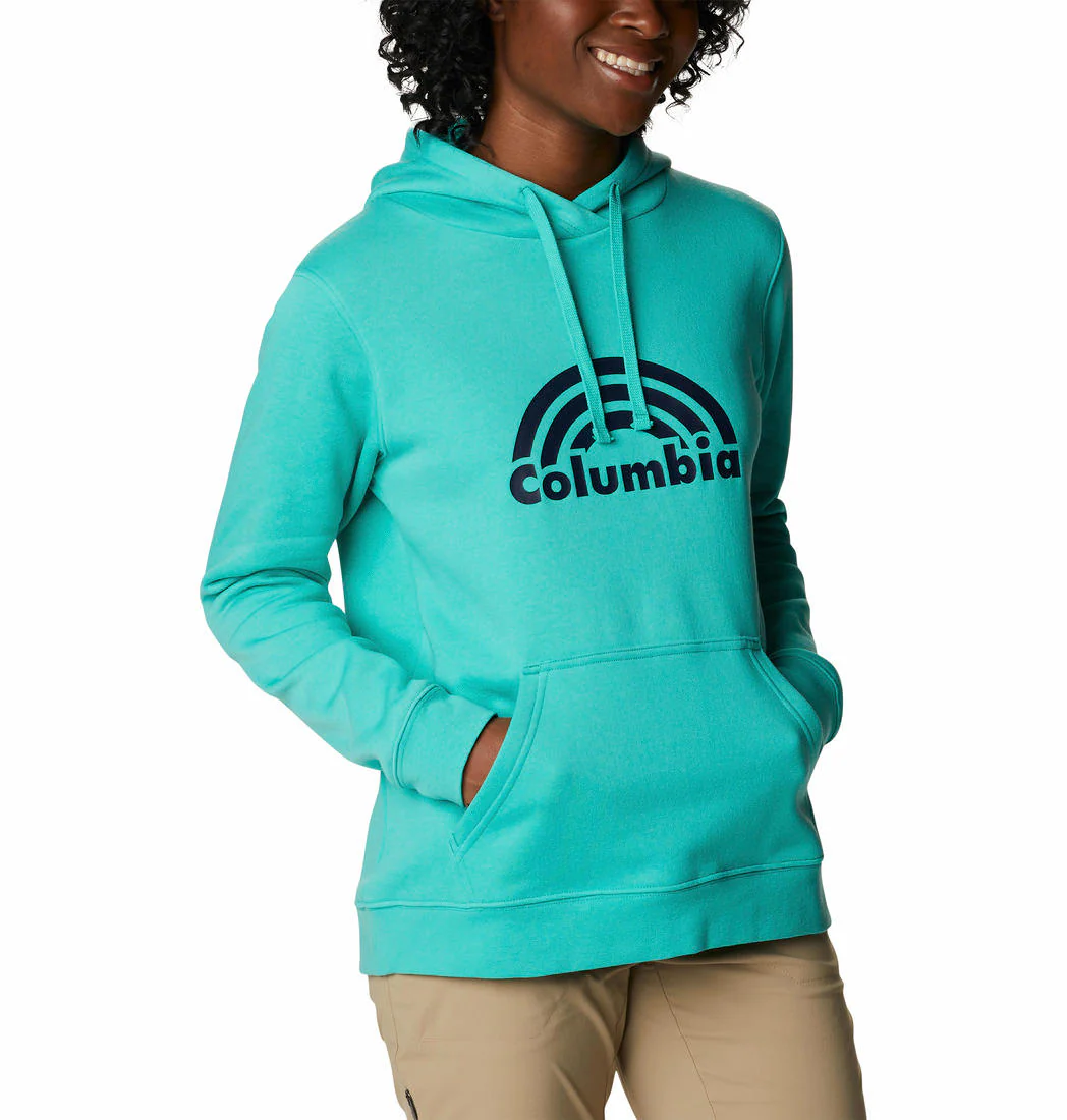 Columbia Women Green Columbia Trek Graphic Hoodie - Image 5