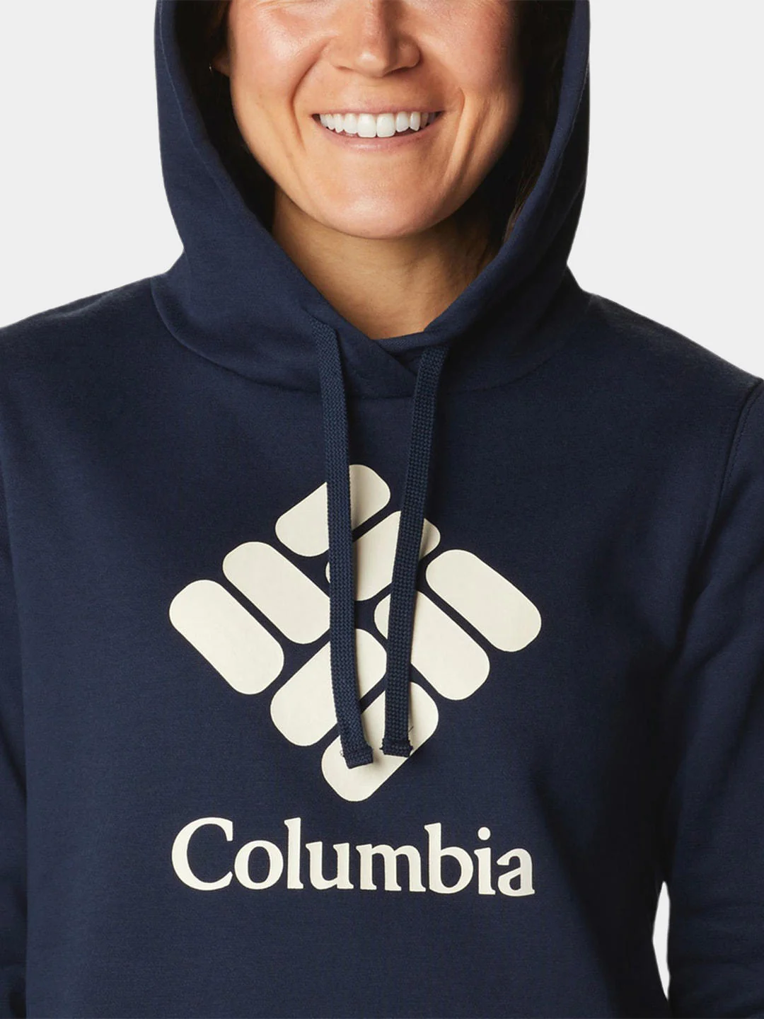 Columbia Women Blue Columbia Trek Graphic Hoodie - Image 2