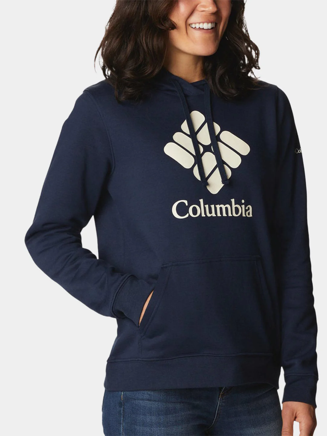 Columbia Women Blue Columbia Trek Graphic Hoodie - Image 5