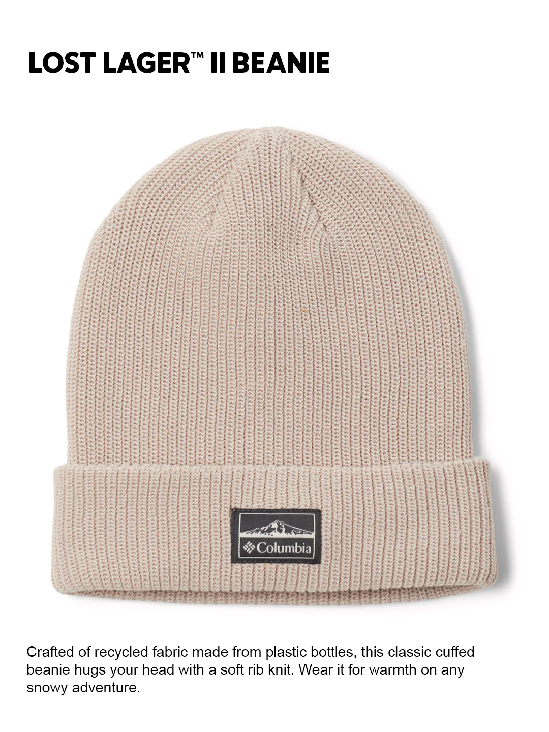 Columbia Unisex Beige Lost Lager II Beanie - Image 2