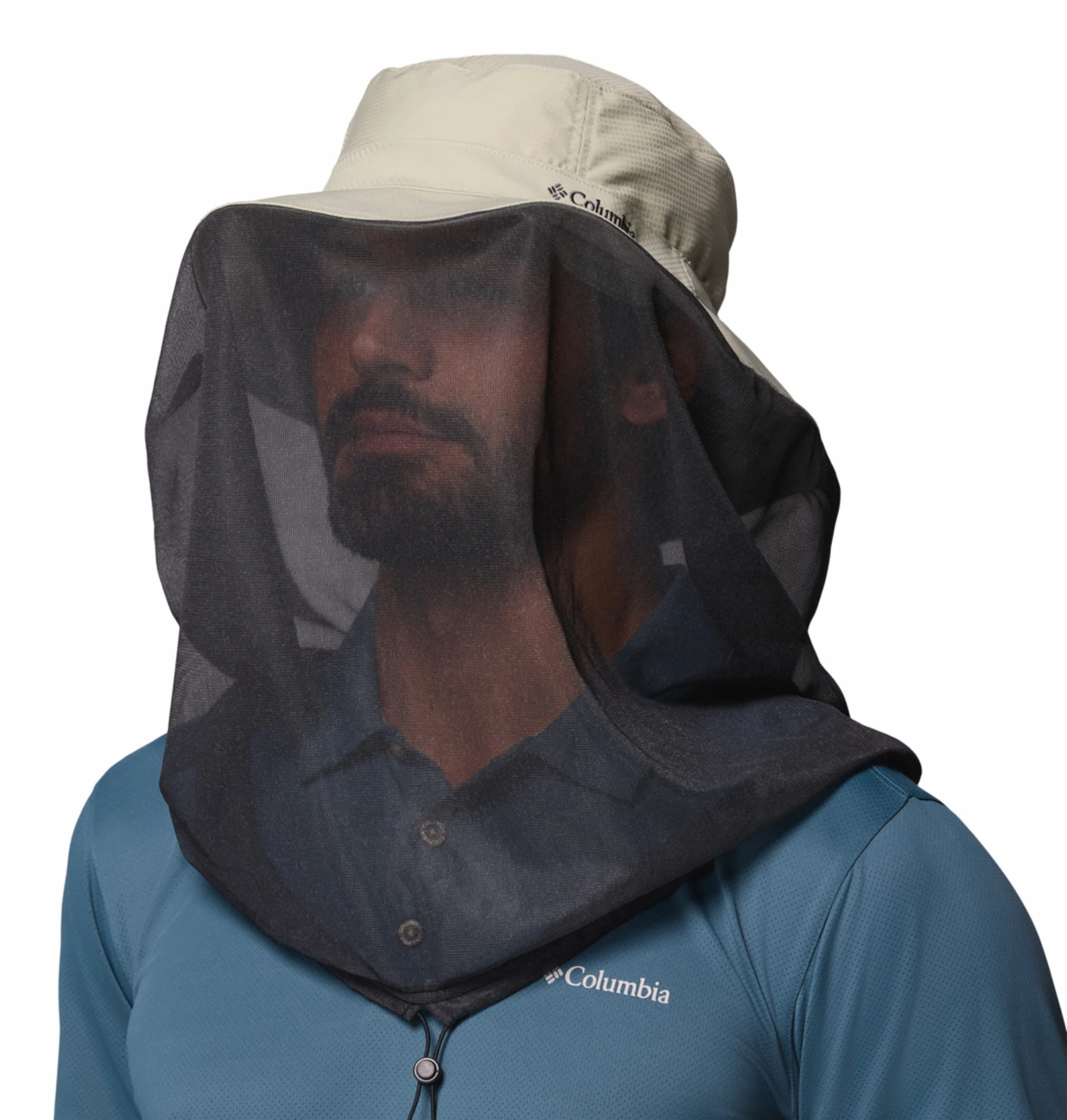 Columbia Unisex Beige Omni-Shade No See Um Mesh Booney Hat - Image 3