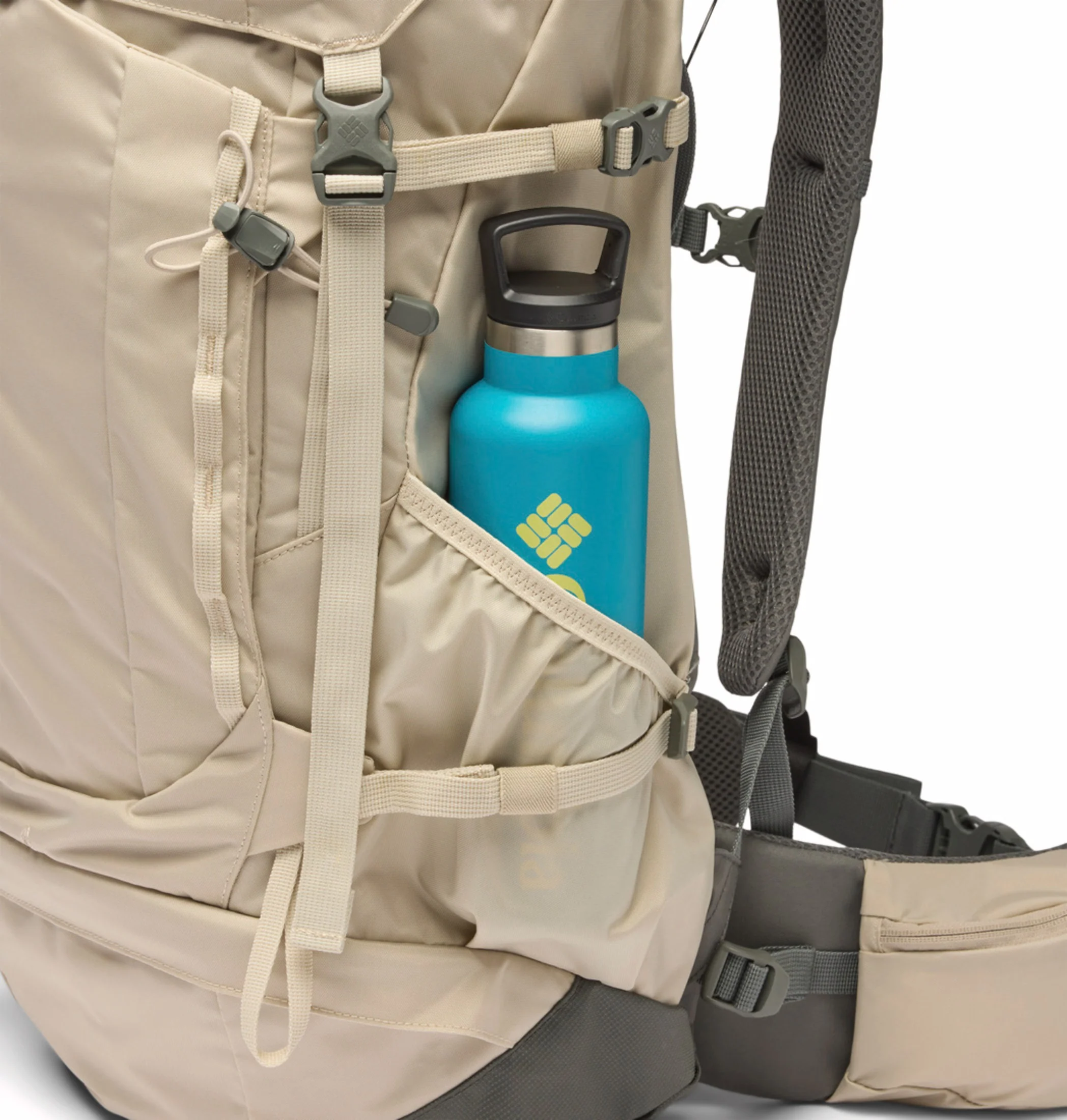 Columbia Unisex Beige Omni-Shield Wildwood Heights 45L+5L Backpack - Image 10