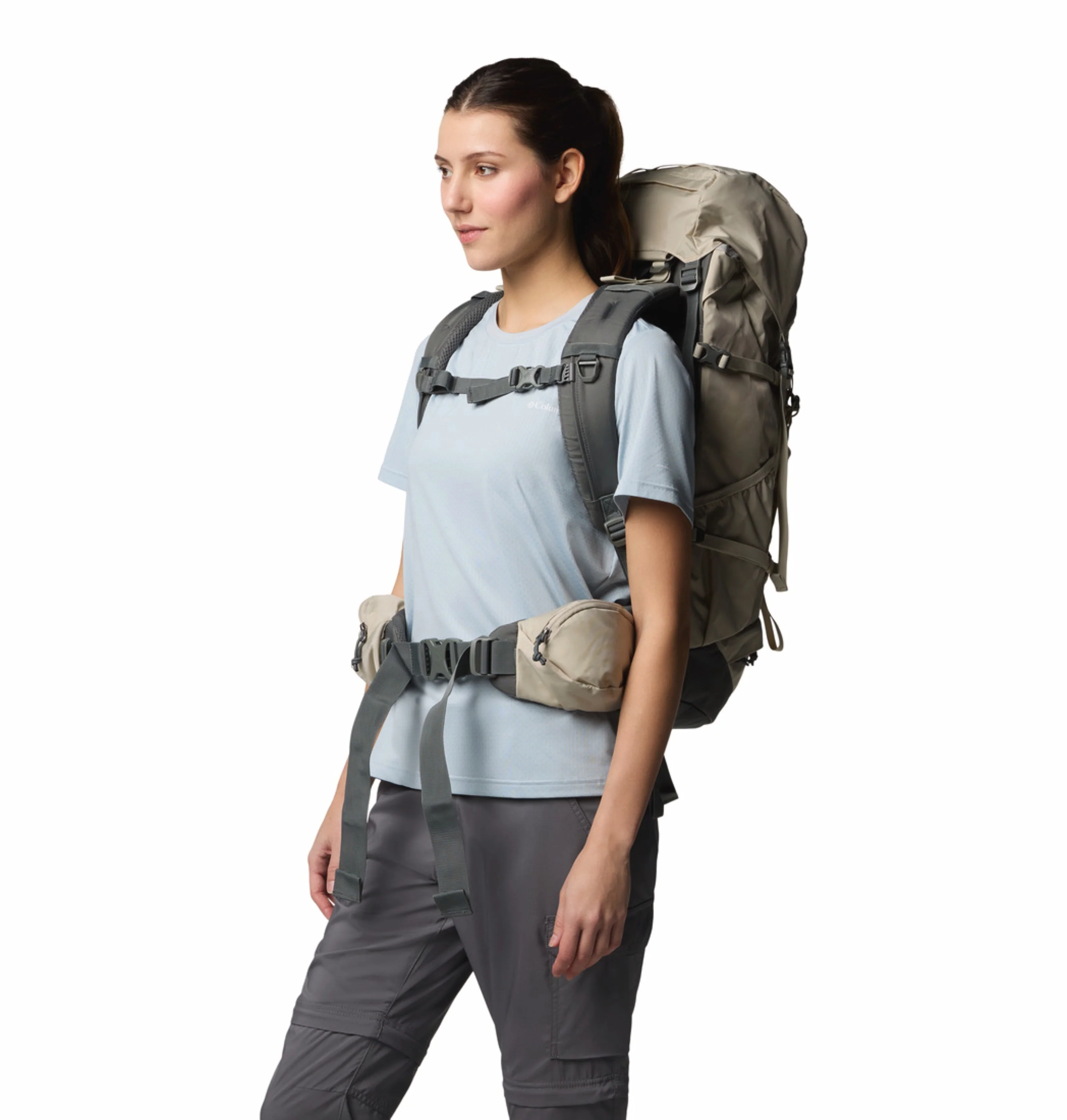 Columbia Unisex Beige Omni-Shield Wildwood Heights 45L+5L Backpack - Image 5