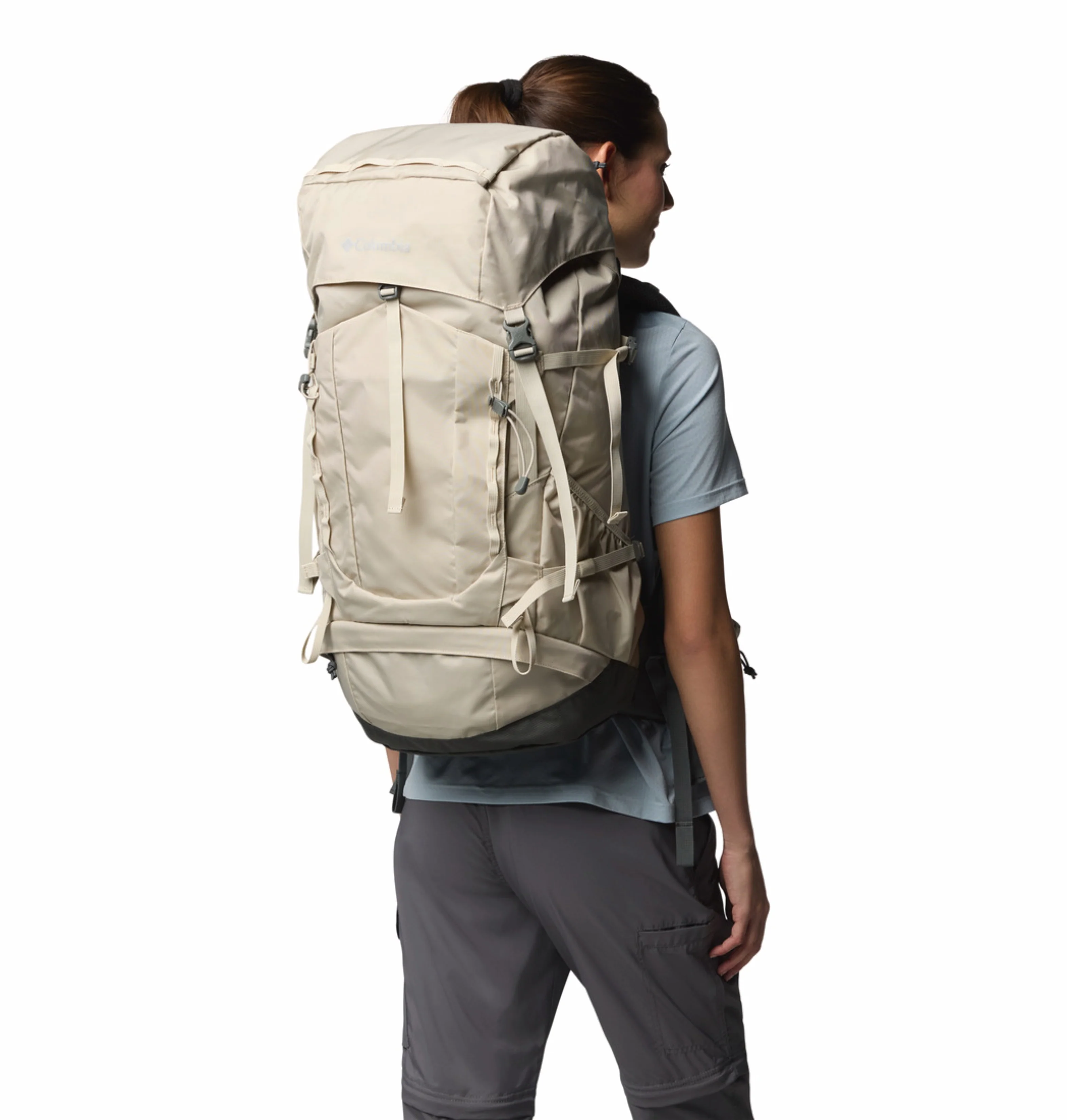 Columbia Unisex Beige Omni-Shield Wildwood Heights 45L+5L Backpack - Image 6