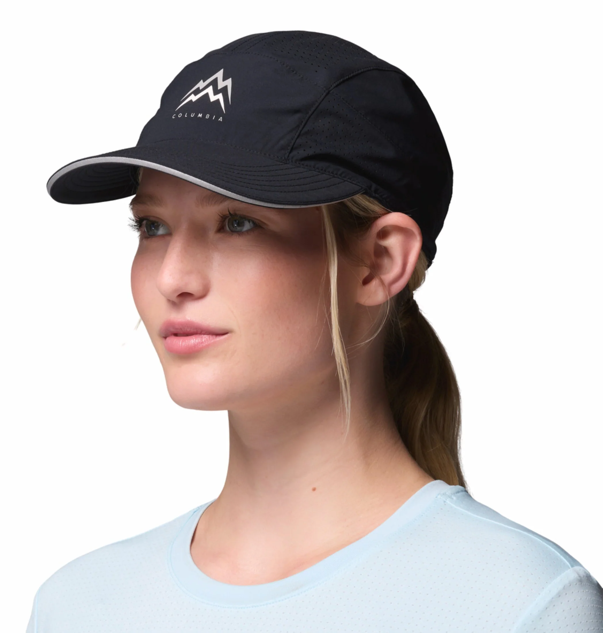 Columbia Unisex Black Omni-Freeze Speed Trail Ball Cap - Image 5