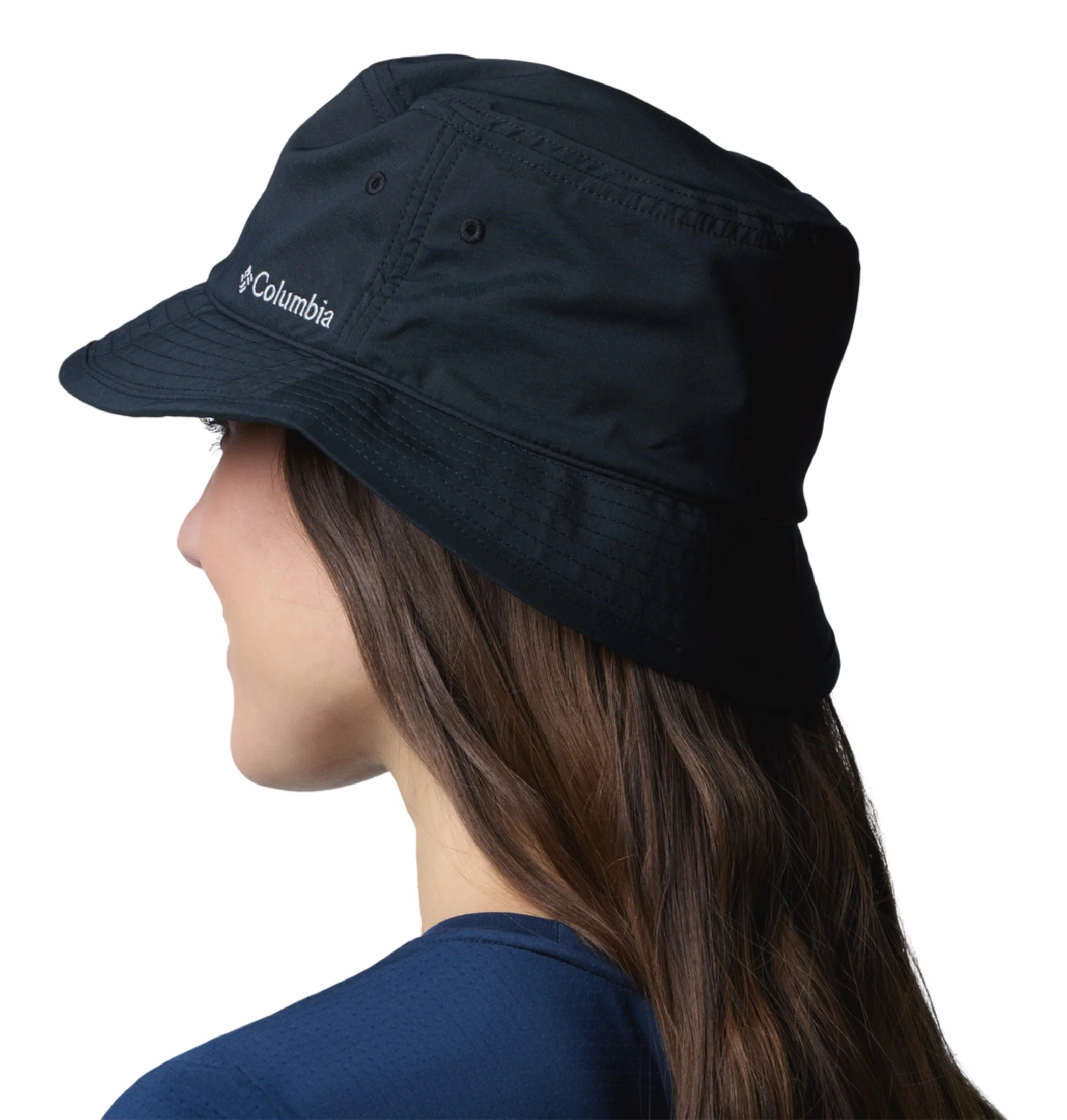 Columbia Unisex Black Omni-Shade Pine Mountain II Bucket Hat - Image 6