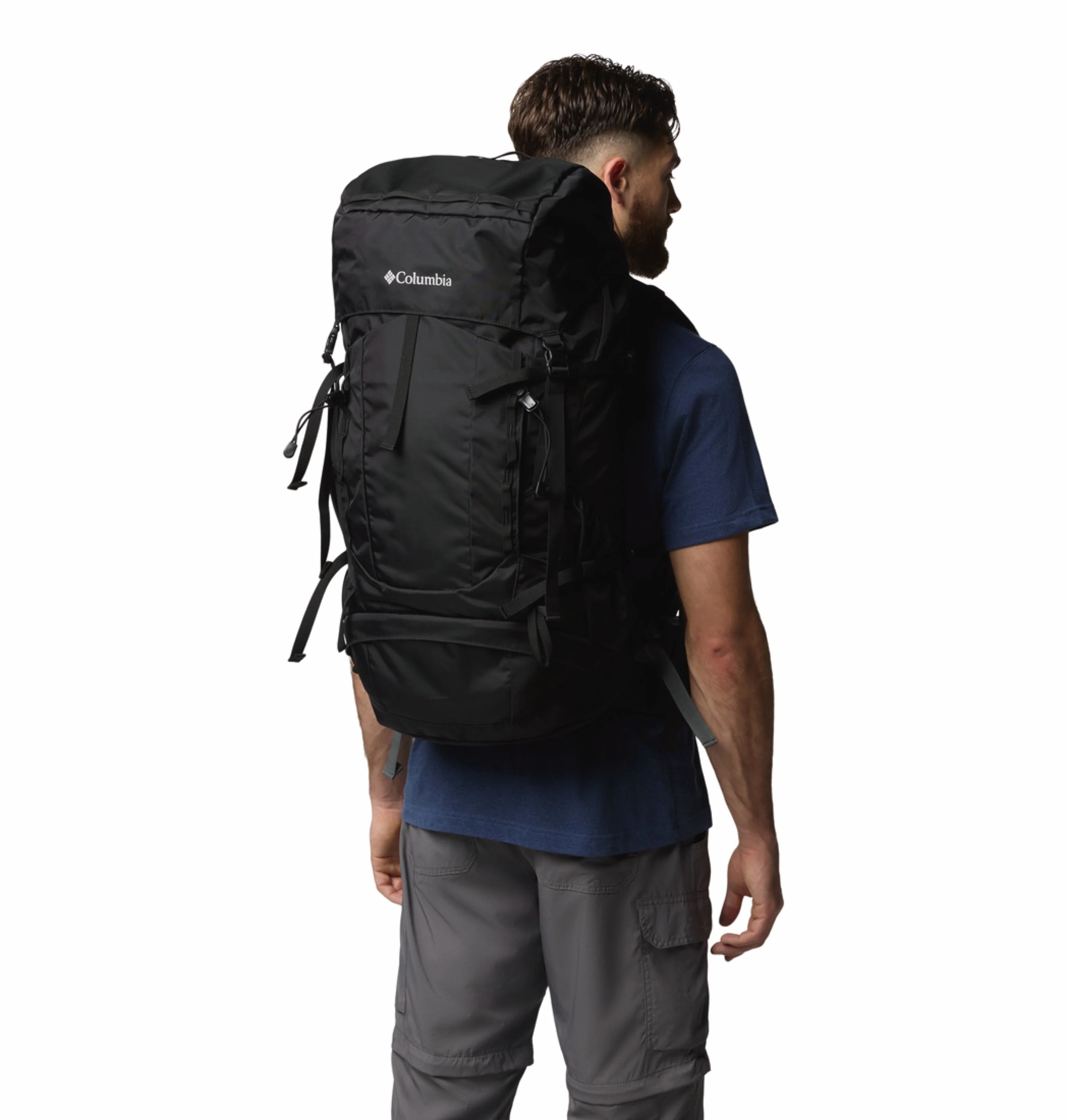 Columbia Unisex Black Omni-Shield Wildwood Heights 45L+5L Backpack - Image 4