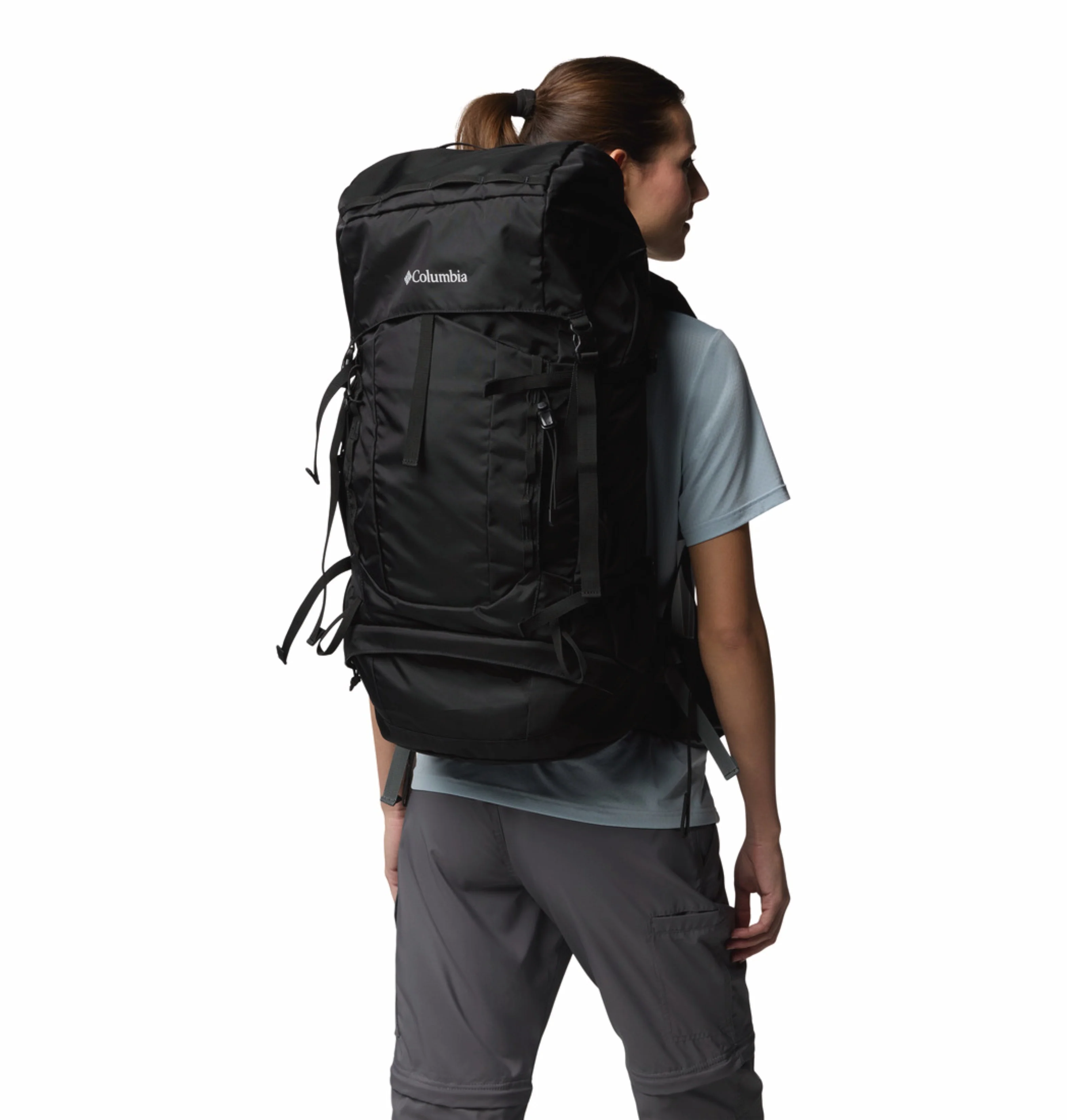 Columbia Unisex Black Omni-Shield Wildwood Heights 45L+5L Backpack - Image 6