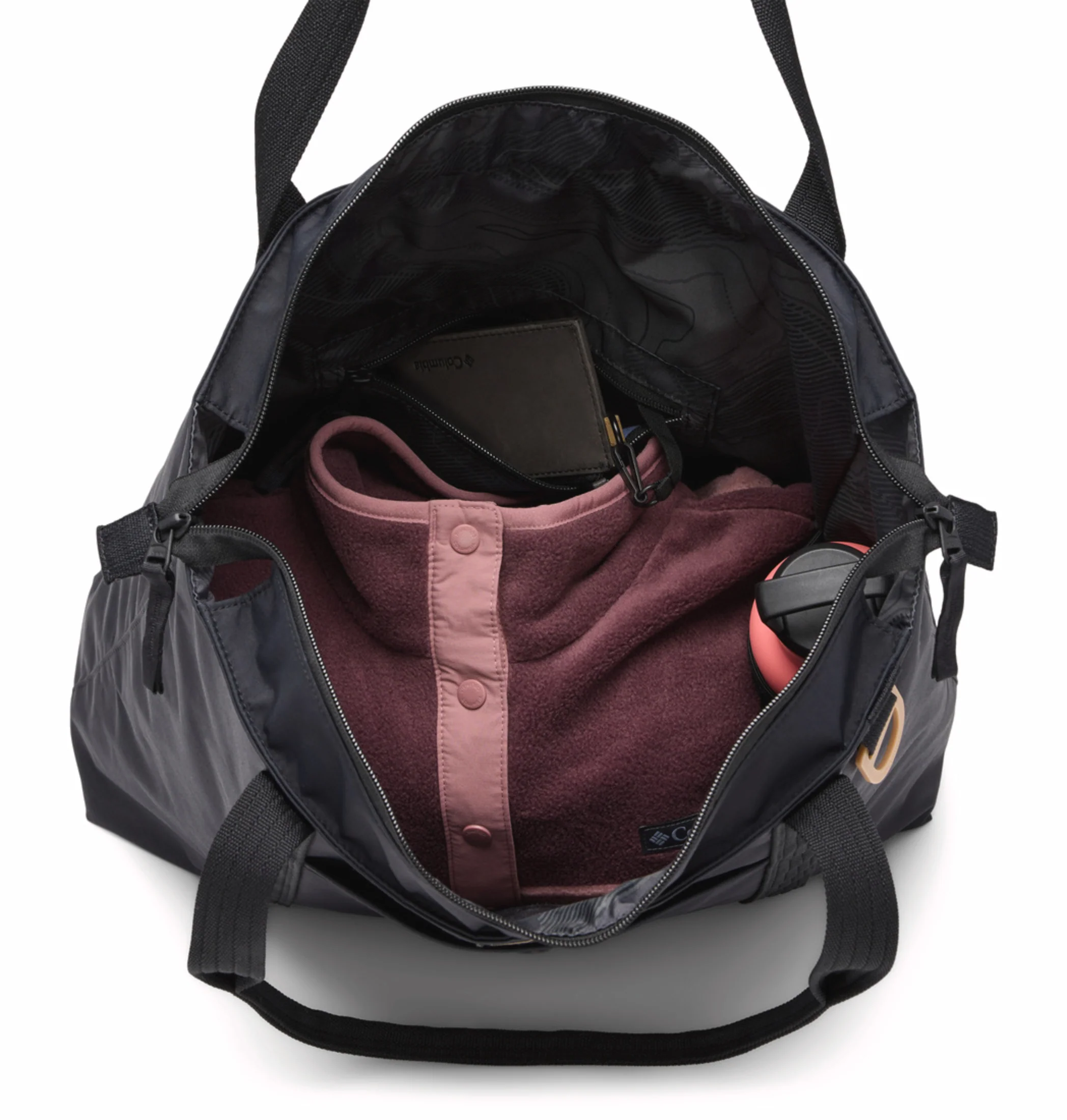 Columbia Unisex Black OmniShield Cottonwood Creek Tote Bag - Image 4