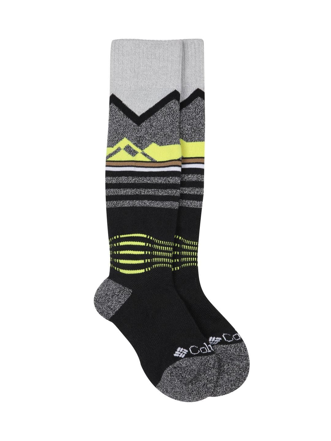 Columbia Unisex Black SOCKS MN 4P THML CREW FC 108N (1 Pair) (Non Returnable)