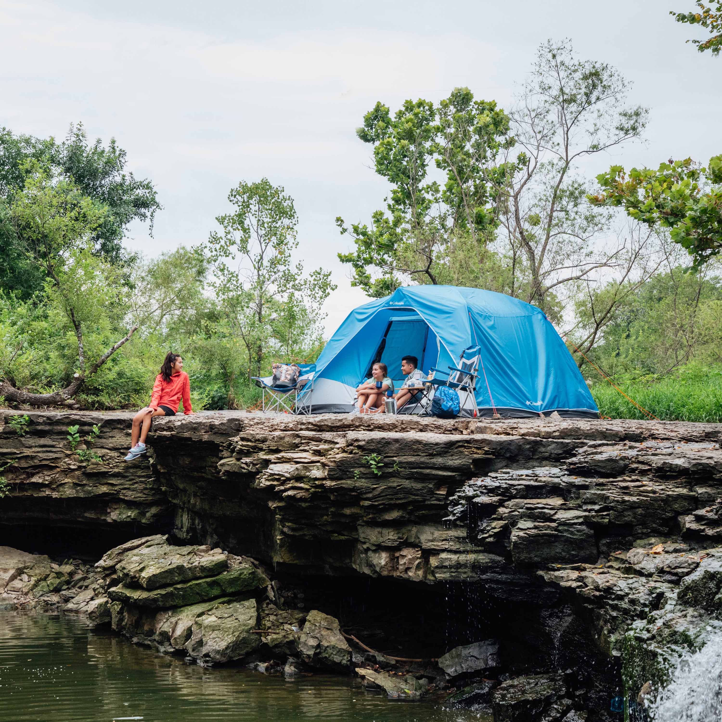 Columbia Unisex Blue Columbia 6P FRP Dome Tent - Image 11