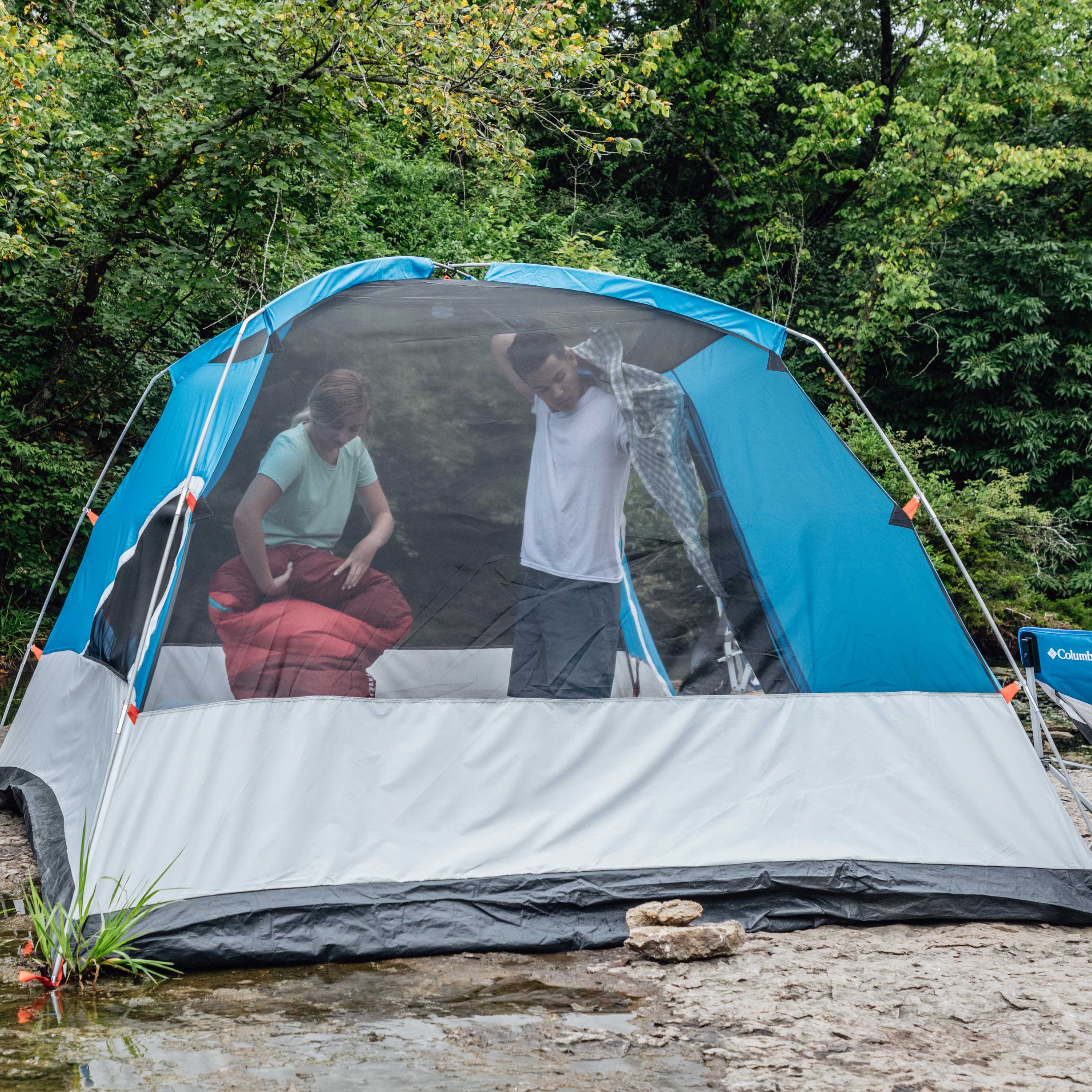 Columbia Unisex Blue Columbia 6P FRP Dome Tent - Image 5