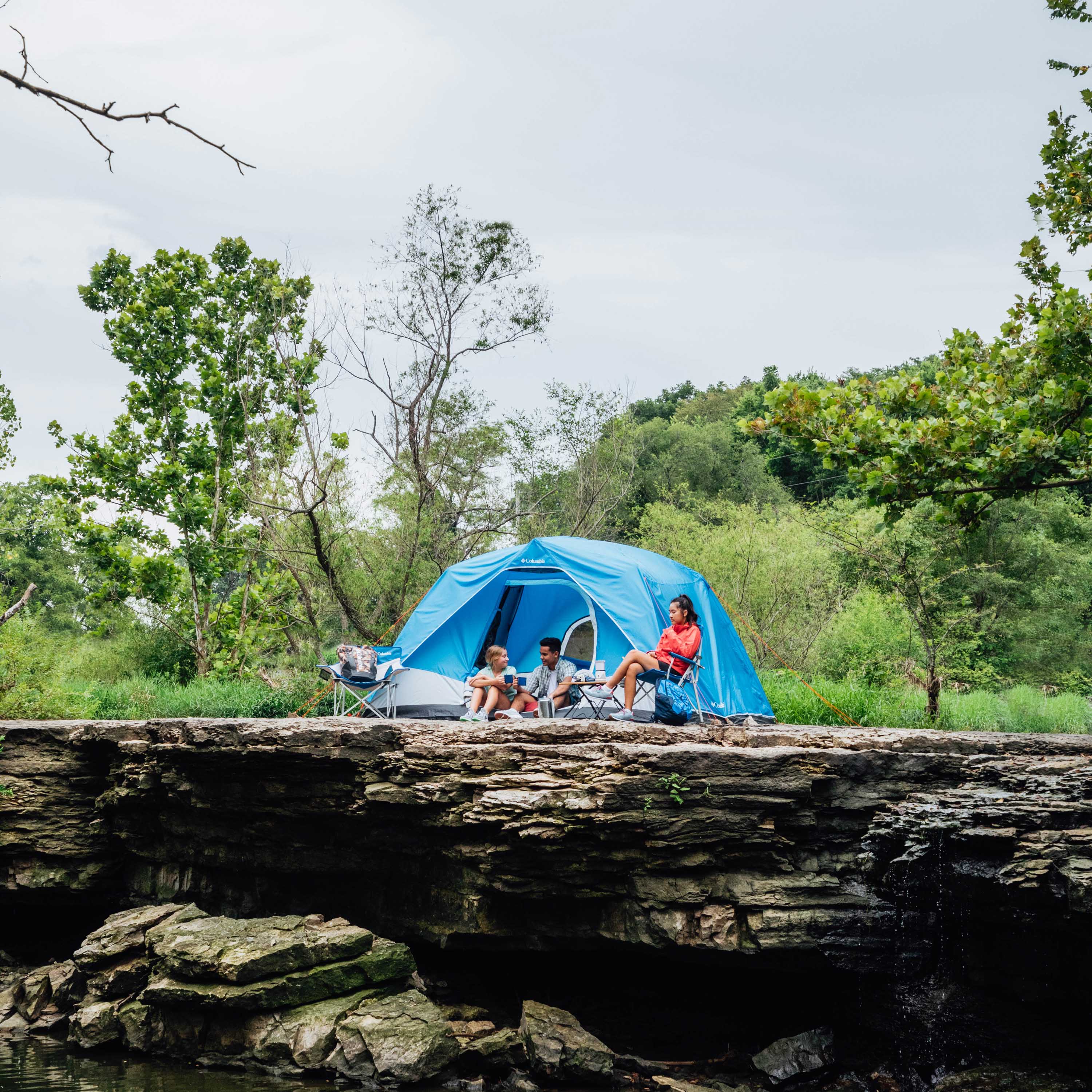 Columbia Unisex Blue Columbia 6P FRP Dome Tent - Image 8