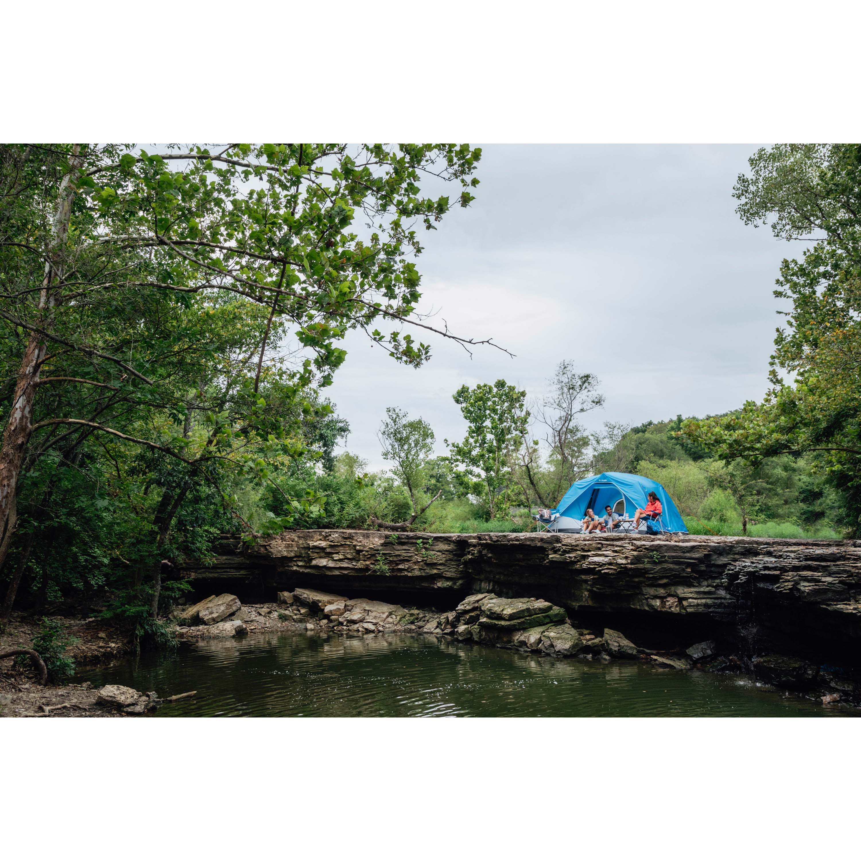 Columbia Unisex Blue Columbia 6P FRP Dome Tent - Image 9
