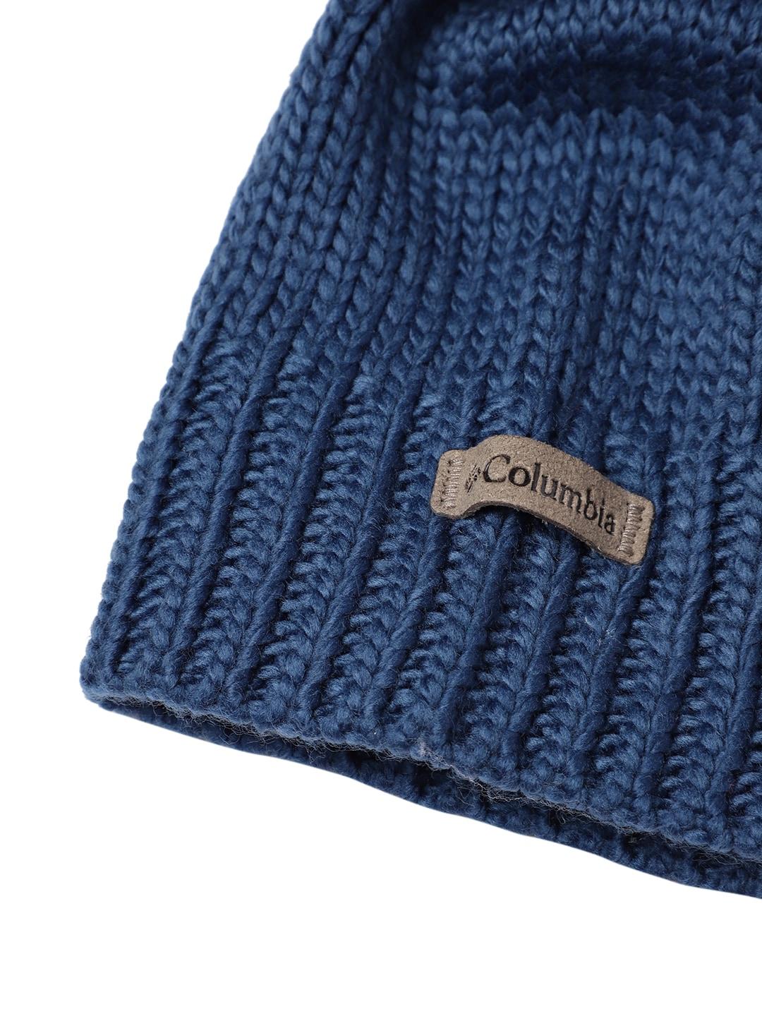 Columbia Unisex Navy Blue Cascade Peak II Beanie - Image 3
