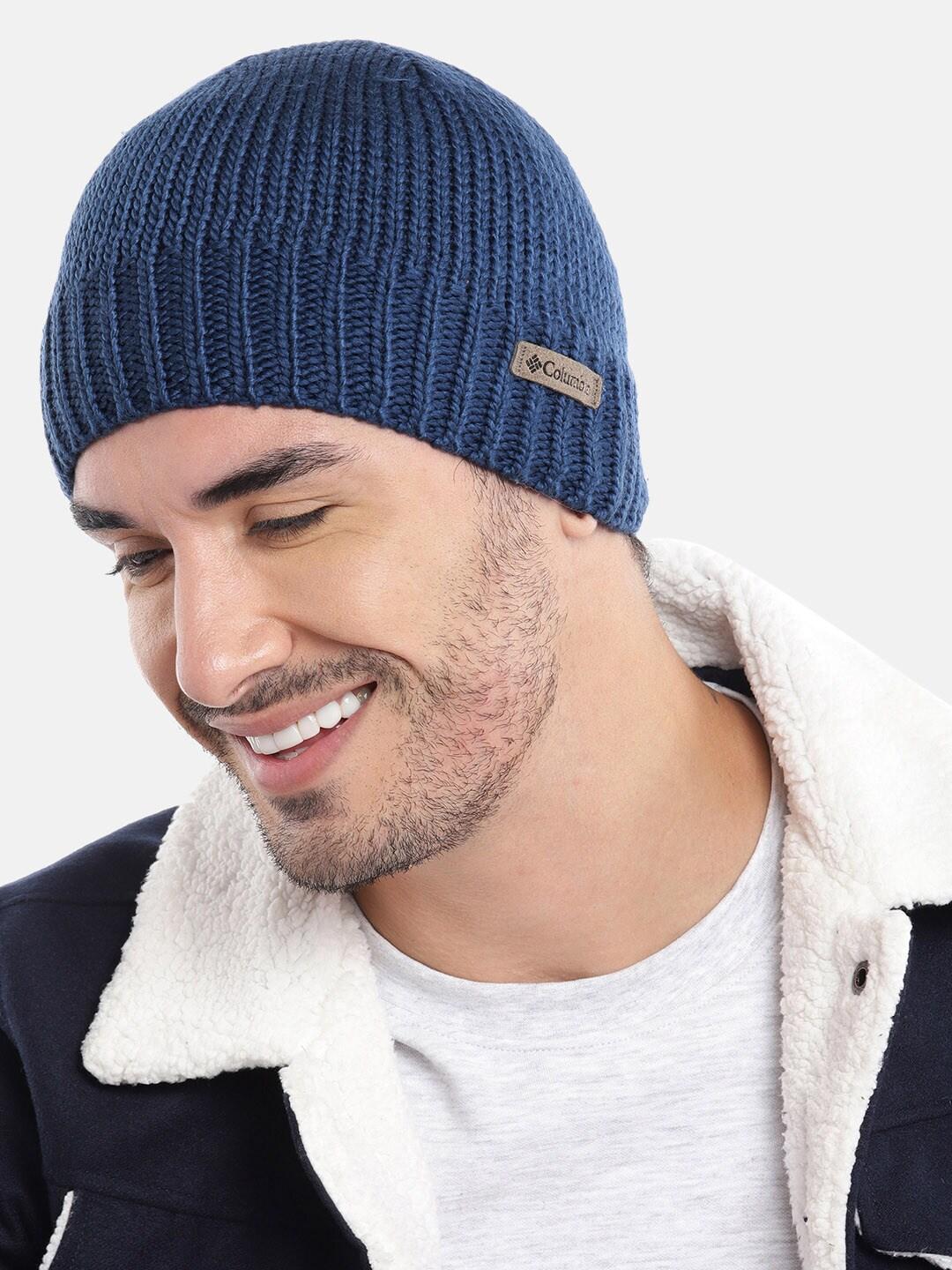Columbia Unisex Navy Blue Cascade Peak II Beanie - Image 4
