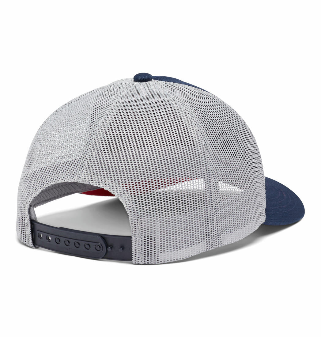 Columbia Unisex Navy Blue Columbia Mesh Snap Back - High - Image 2
