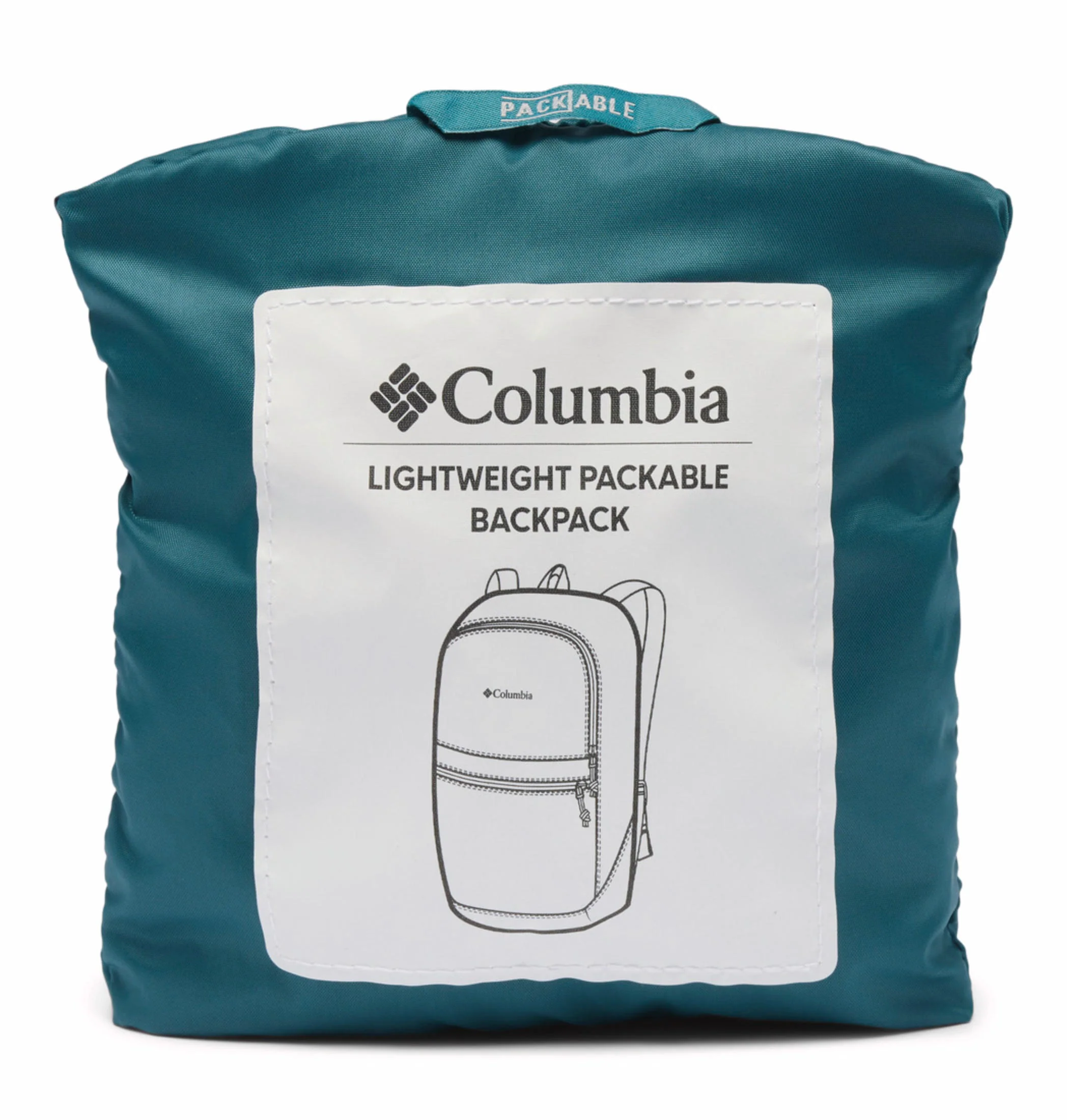 Columbia Unisex Blue Lightweight Packable Backpack - Image 11