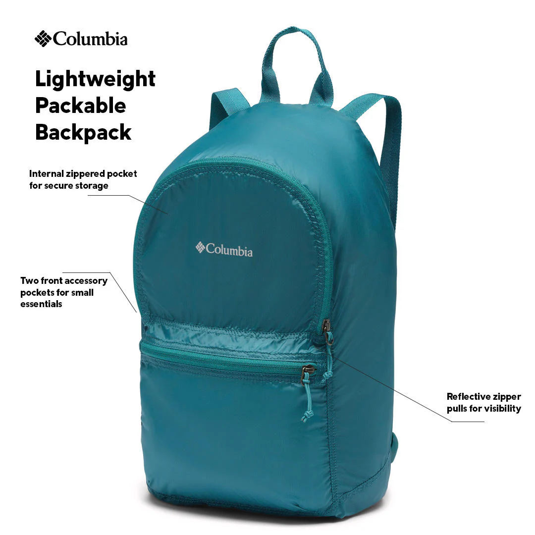 Columbia Unisex Blue Lightweight Packable Backpack - Image 2