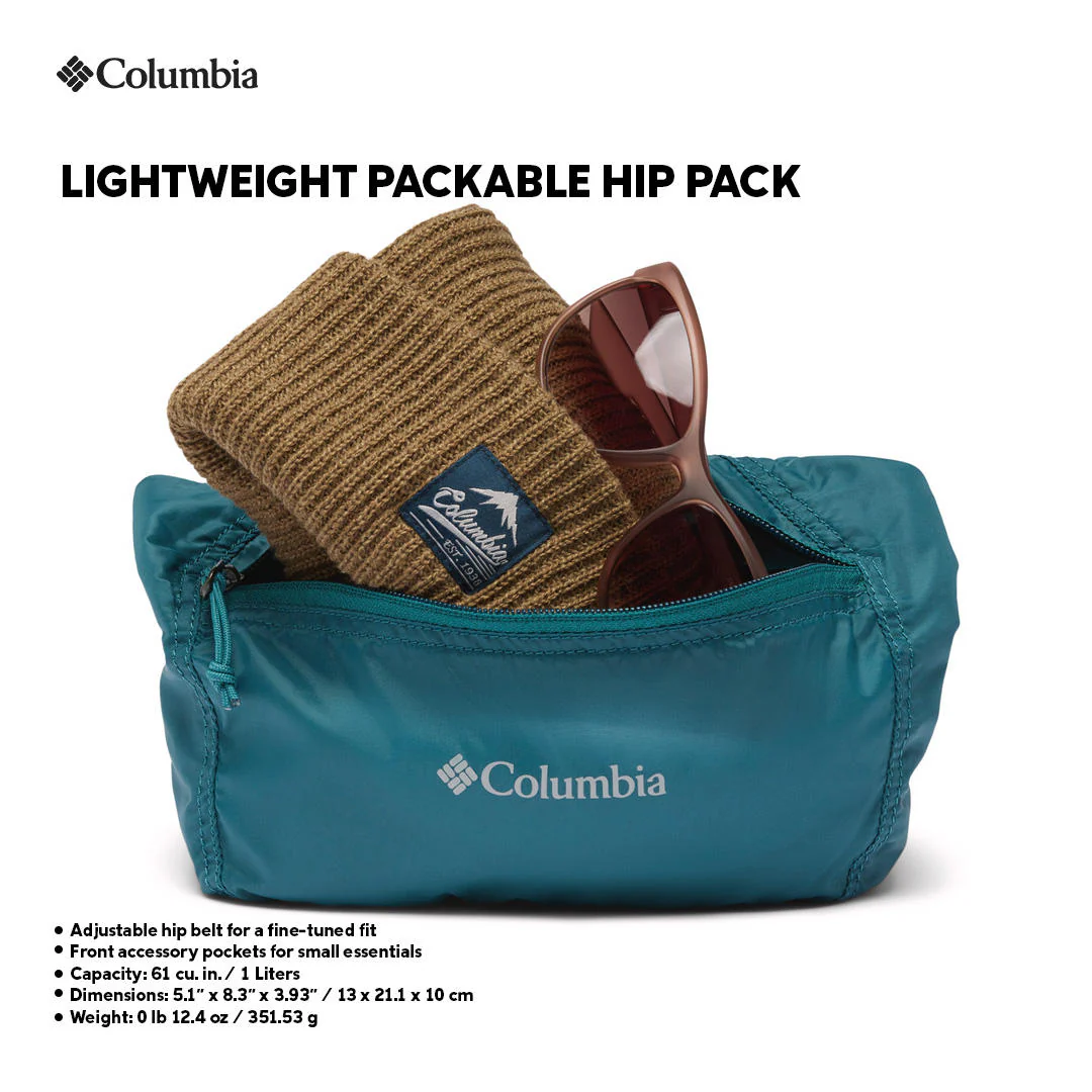 Columbia Unisex Blue Lightweight Packable Hip Pack - Image 2