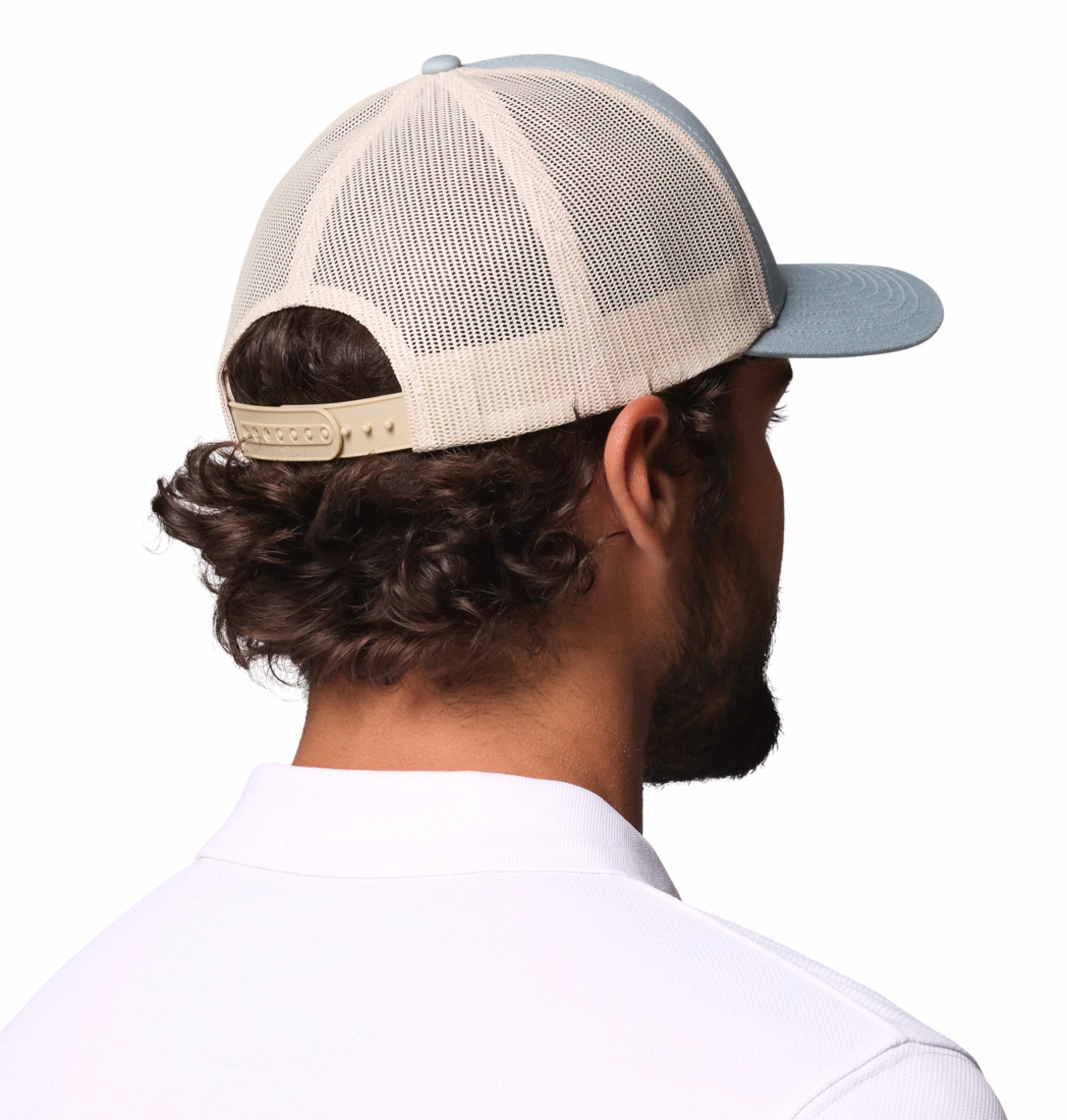Columbia Unisex Blue Mesh Snap Back Cap - Image 4