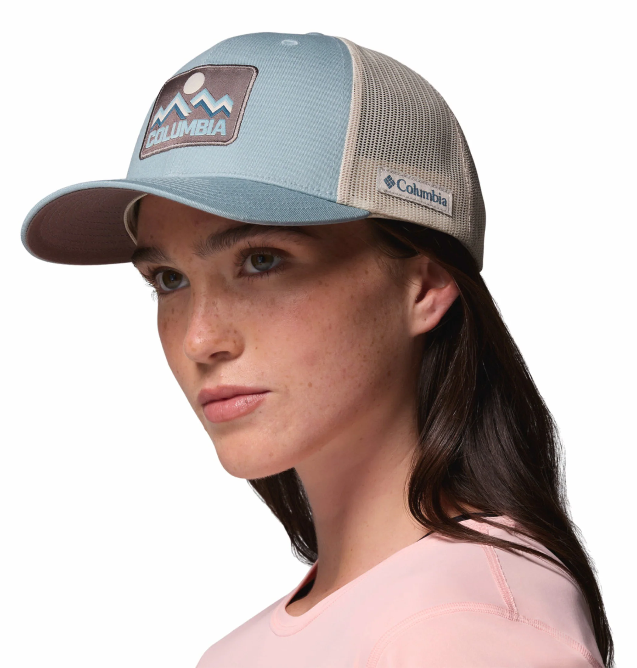 Columbia Unisex Blue Mesh Snap Back Cap - Image 5