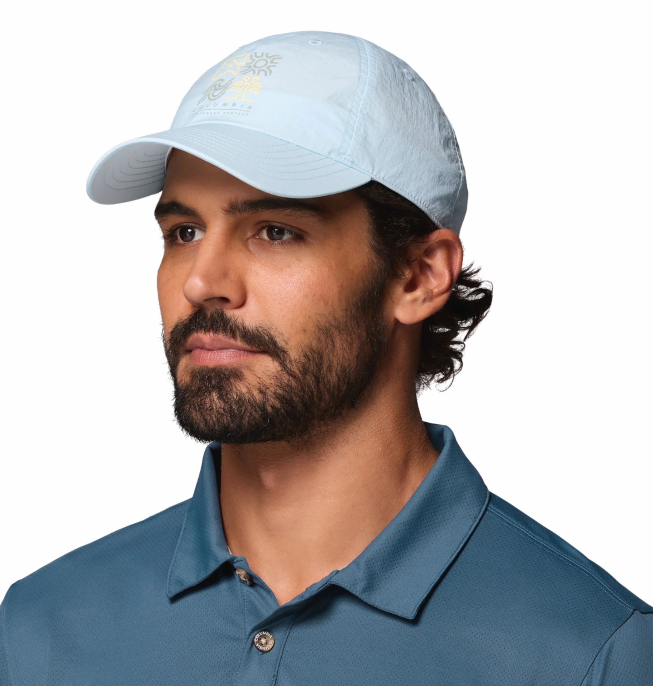 Columbia Unisex Blue Omni-Shade Spring Canyon II Ball Cap