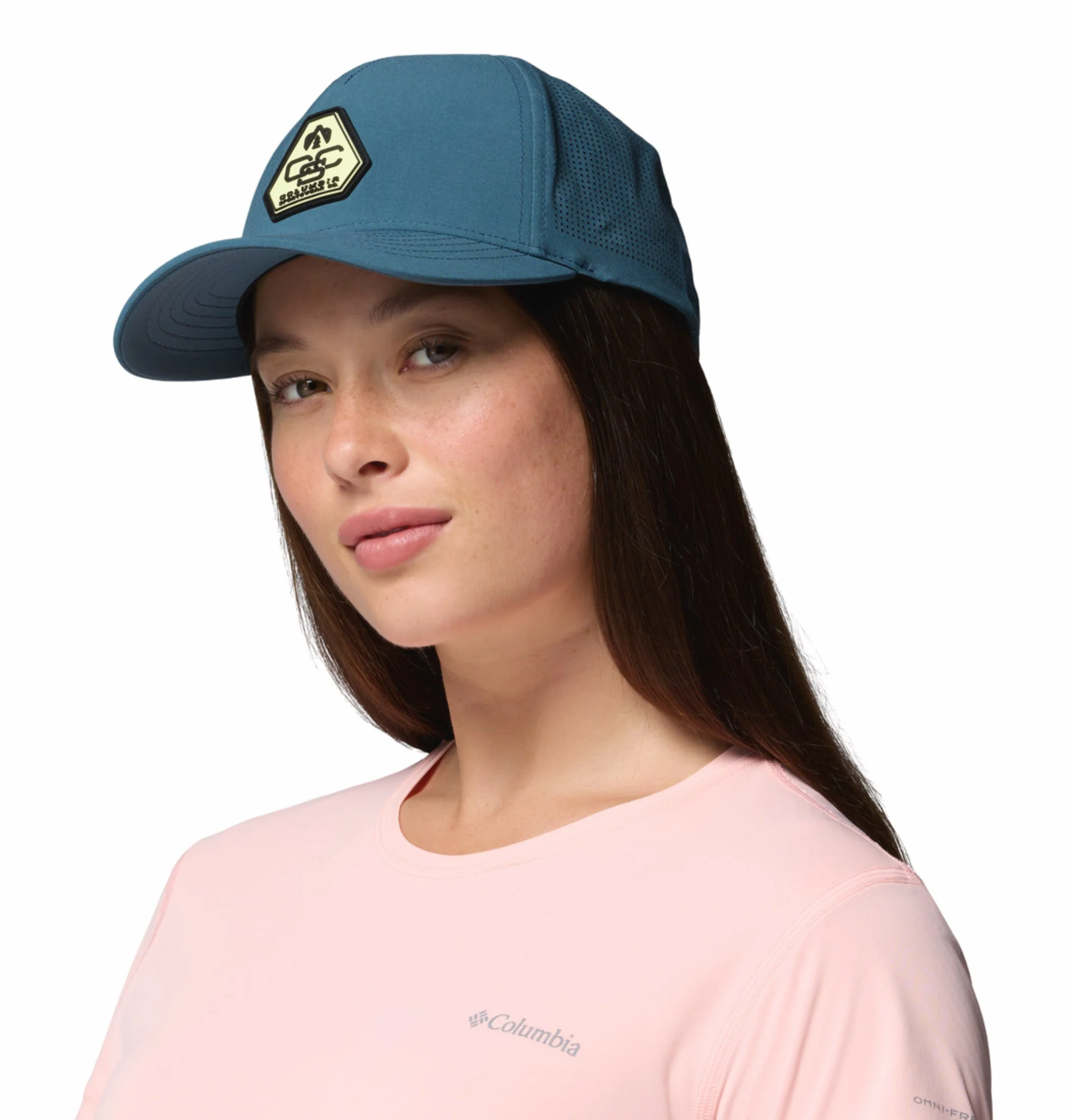 Columbia Unisex Blue Omni-Shield Mountaincap II 3D Stretch Snap Back Cap - Image 5