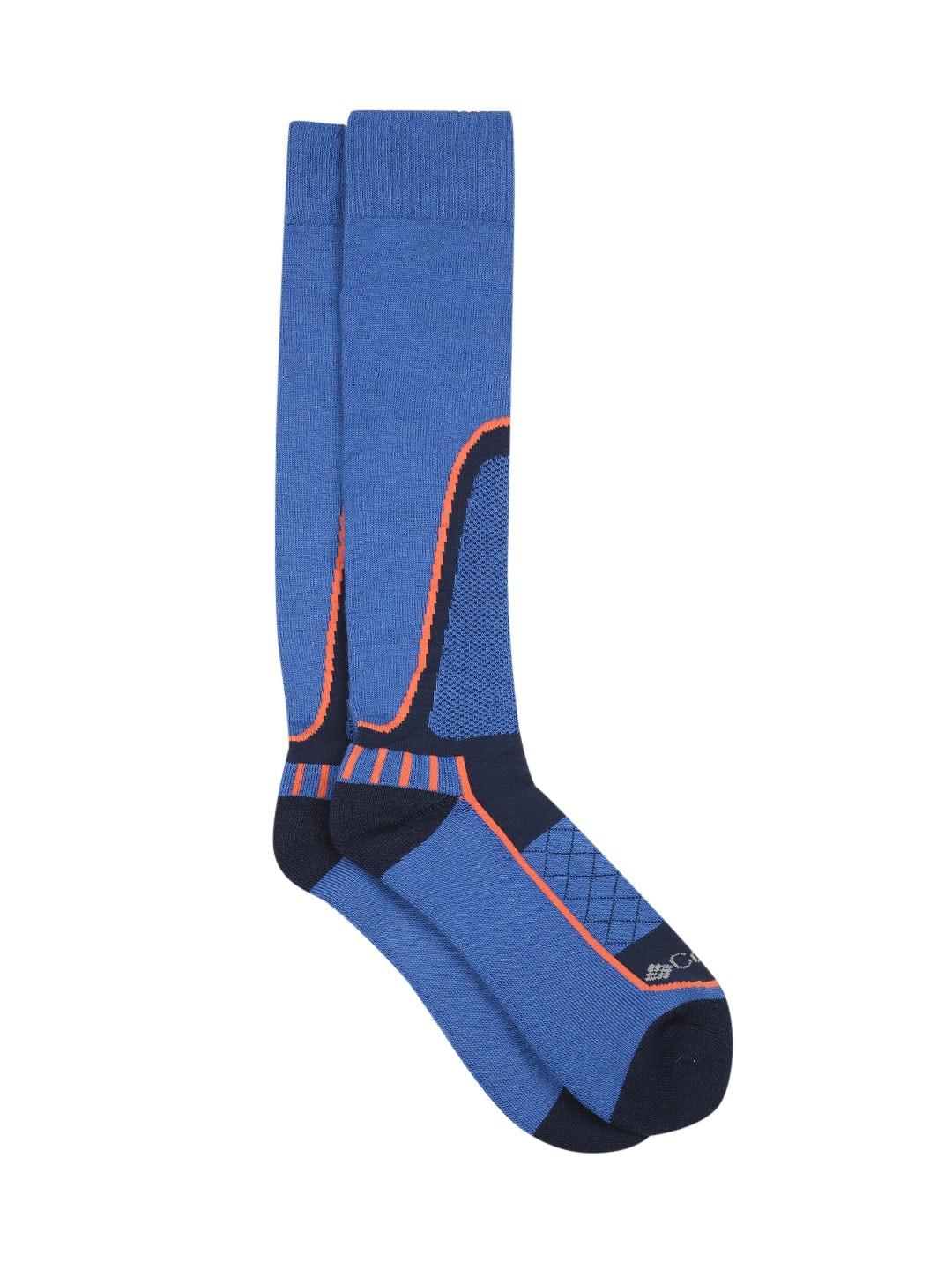 Columbia Unisex Navy Blue SOCKS UX 1P SKI OTC/LRG 1 PAIR  (1 Pair) (Non Returnable) - Image 2