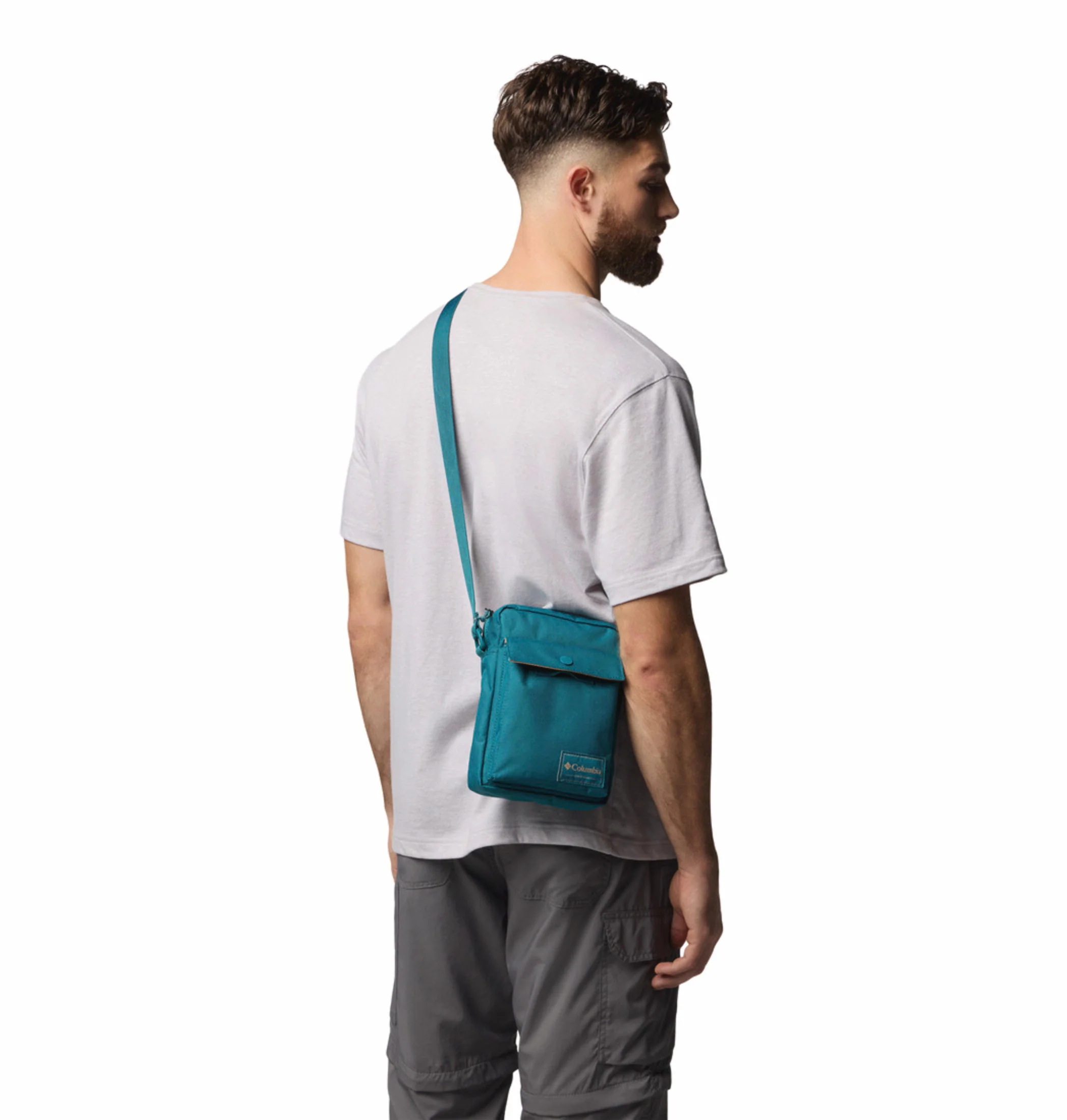 Columbia Unisex Blue Zigzag II Side Bag - Image 8