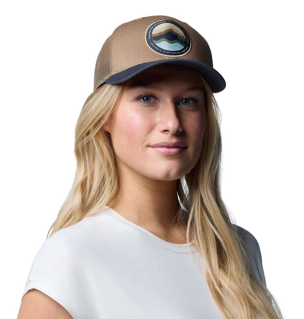 Columbia Unisex Brown Columbia Mesh Snap Back - High - Image 4