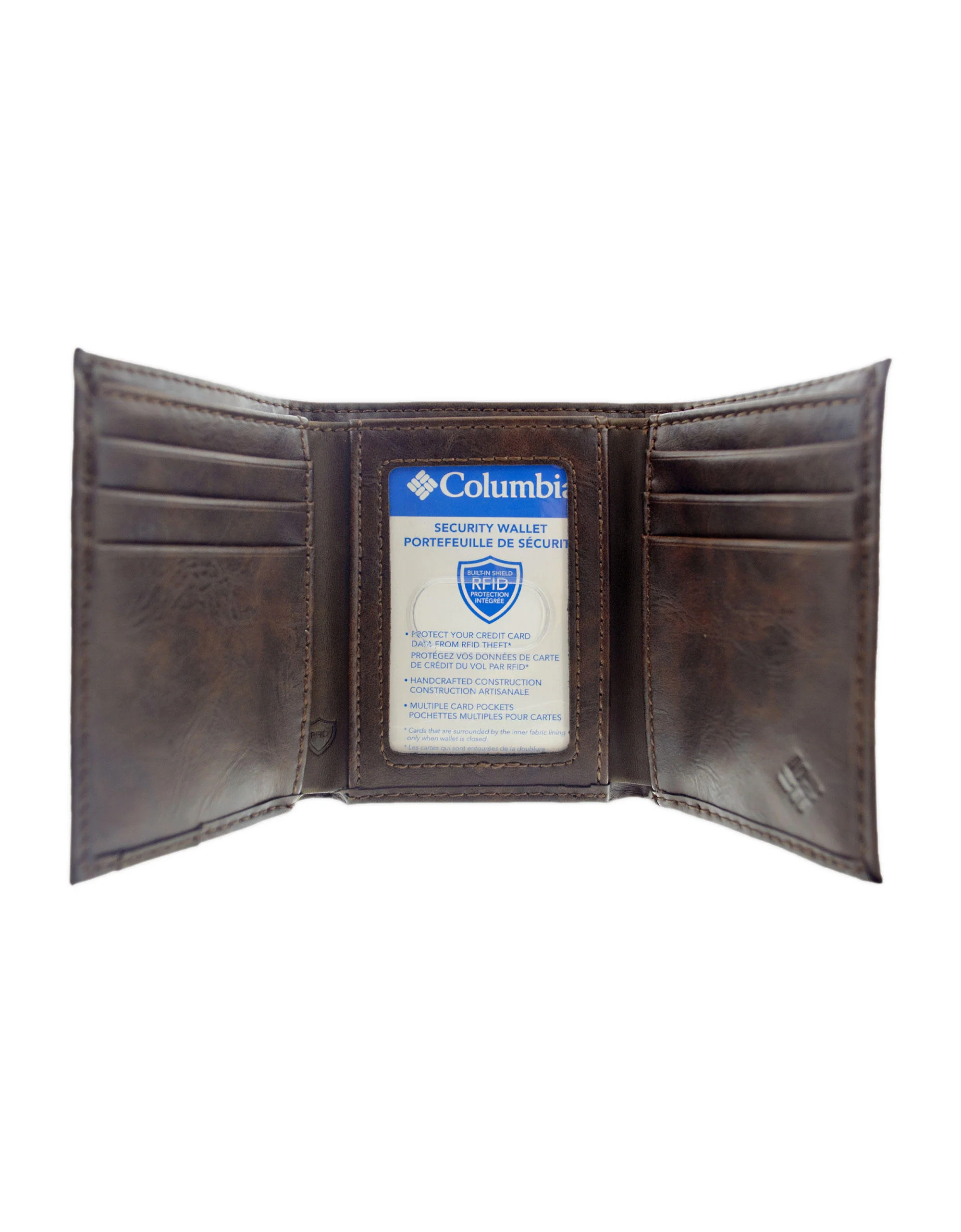 Columbia Unisex Brown RFID Lofton Trifold - Image 2