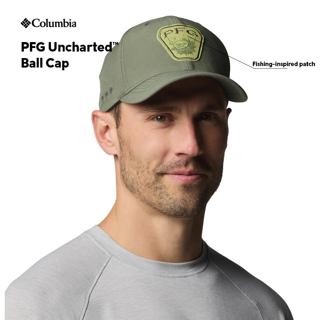 Columbia Unisex Green PFG Uncharted Ball Cap - Image 2