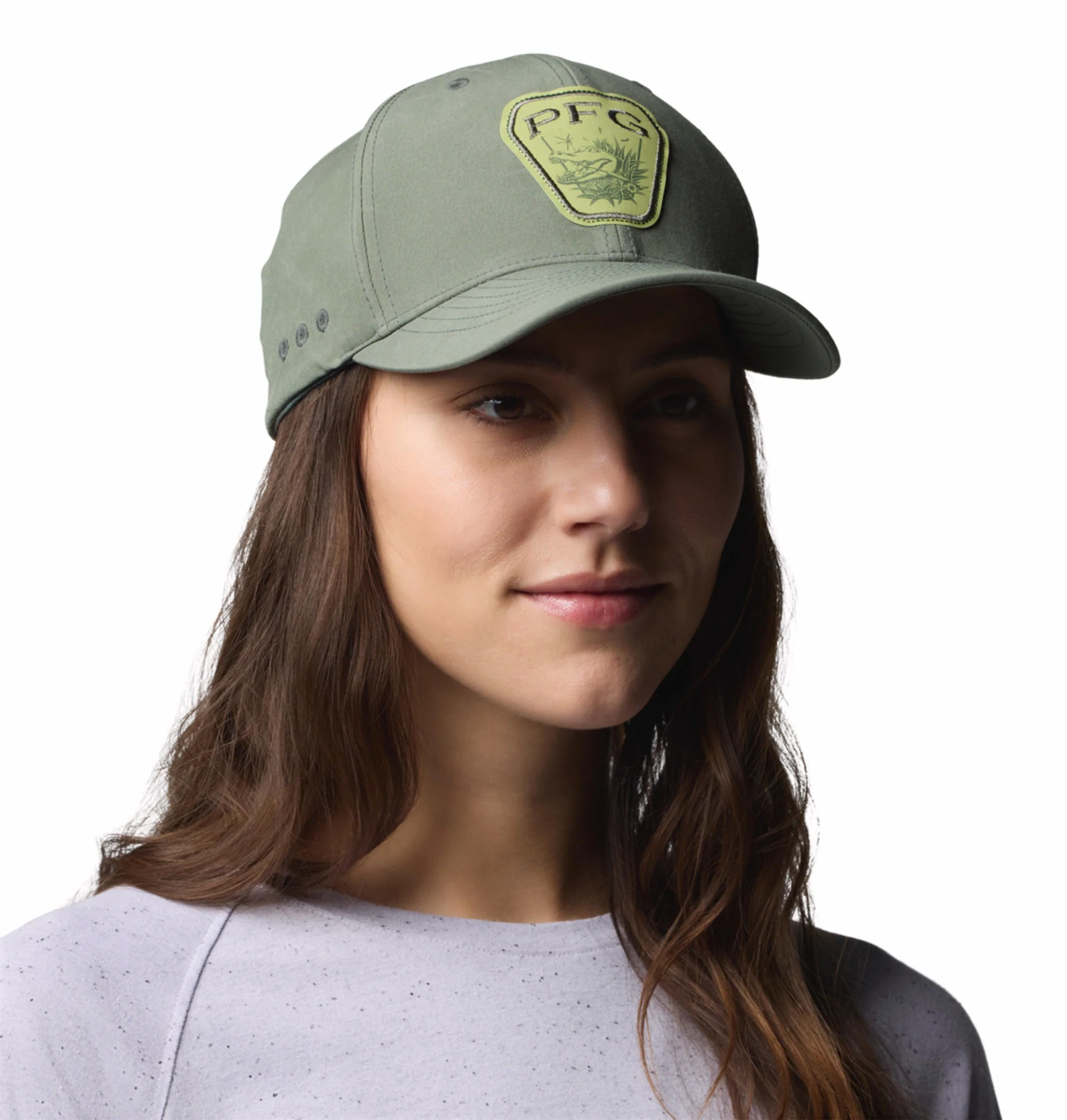 Columbia Unisex Green PFG Uncharted Ball Cap - Image 4