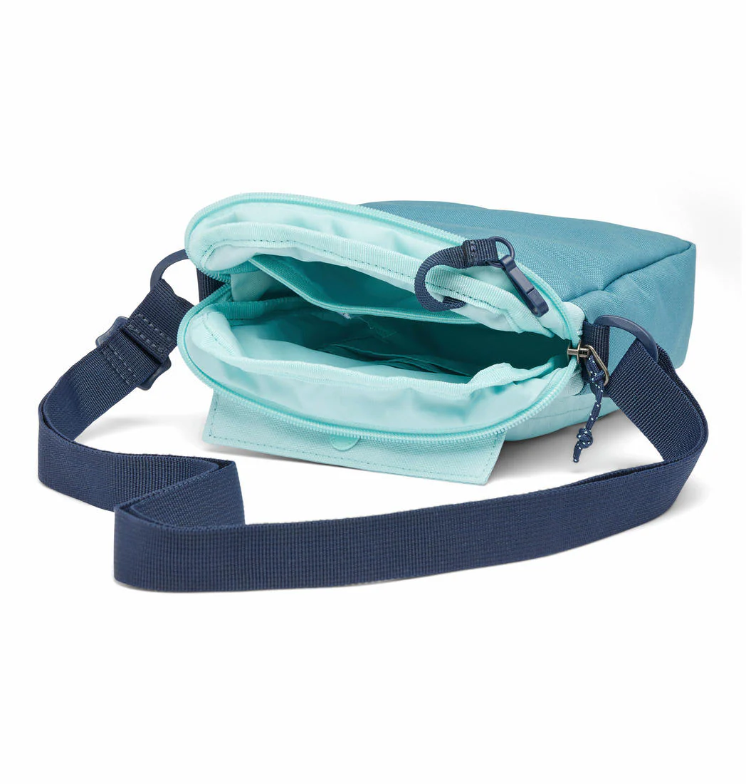 Columbia Unisex Blue Zigzag Side Bag - Image 4