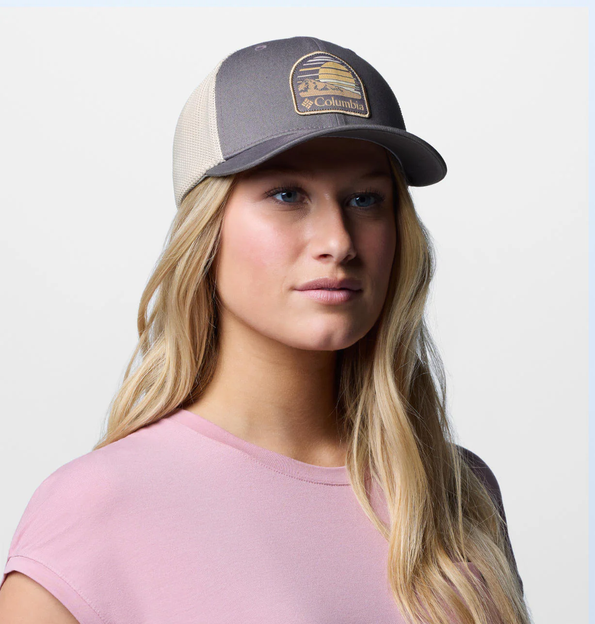 Columbia Unisex Grey Columbia Mesh Ballcap - Image 4