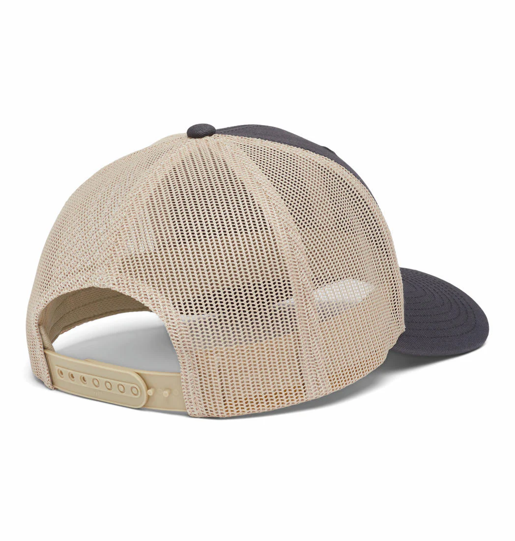 Columbia Unisex Black Columbia Mesh Snap Back - High - Image 2