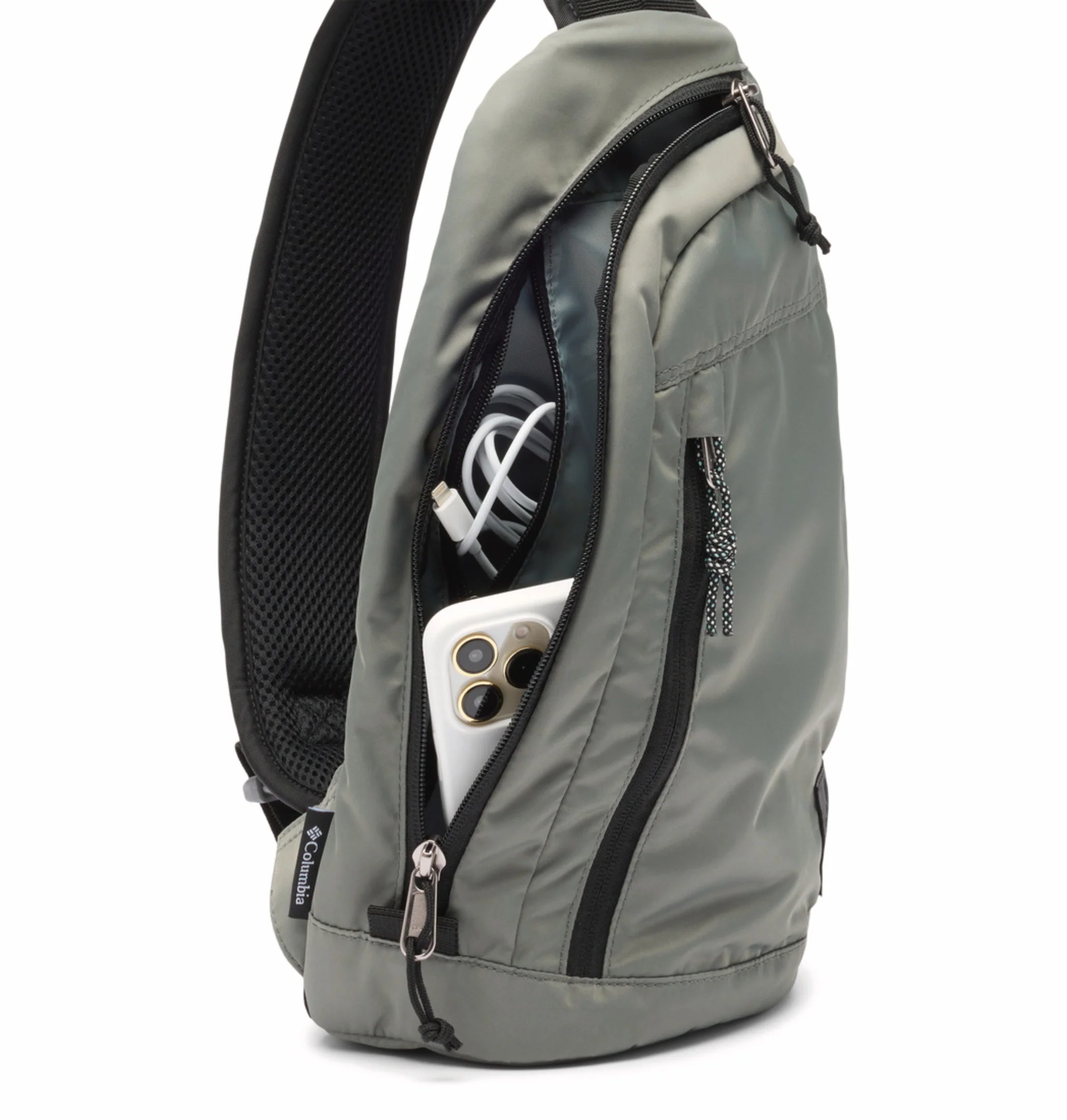 Columbia Unisex Grey Omni-Shield Great Smoky Garden Cross Body Bag - Image 8