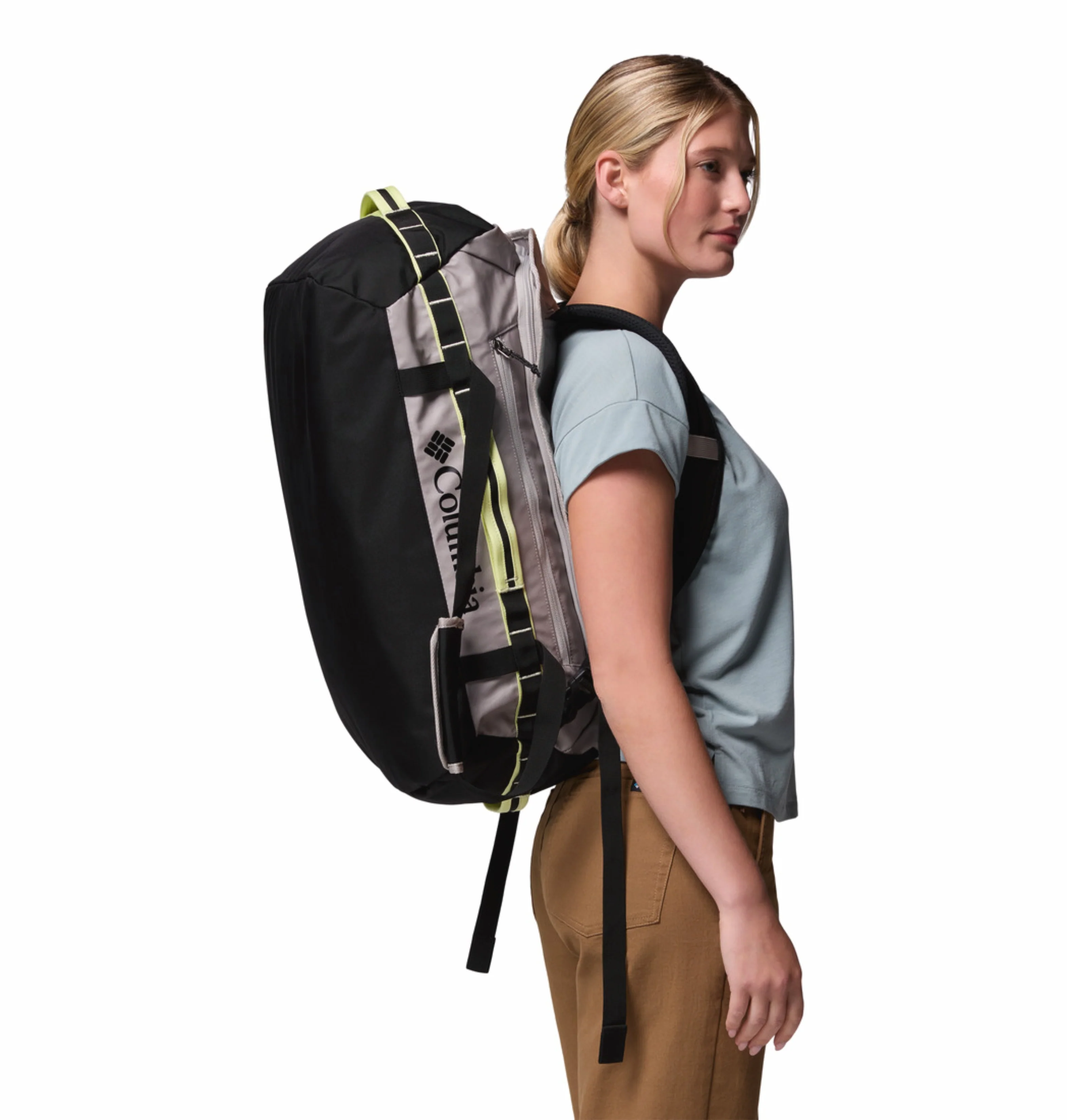 Columbia Unisex Light Grey Landroamer 40L Duffel Bag - Image 10
